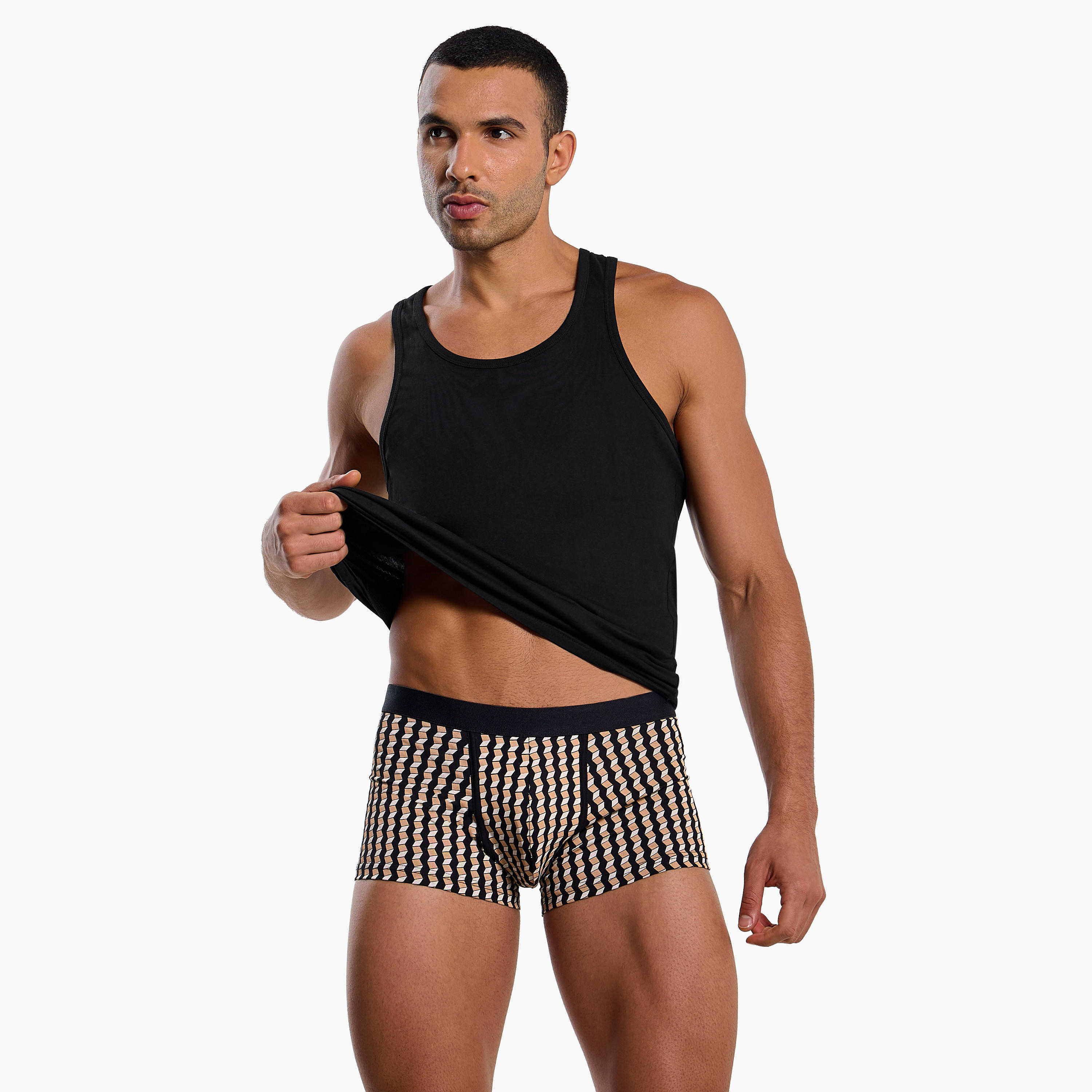Men Assorted Trunks - Pack of 3-men-clothing-innerwear-underwear-image-5