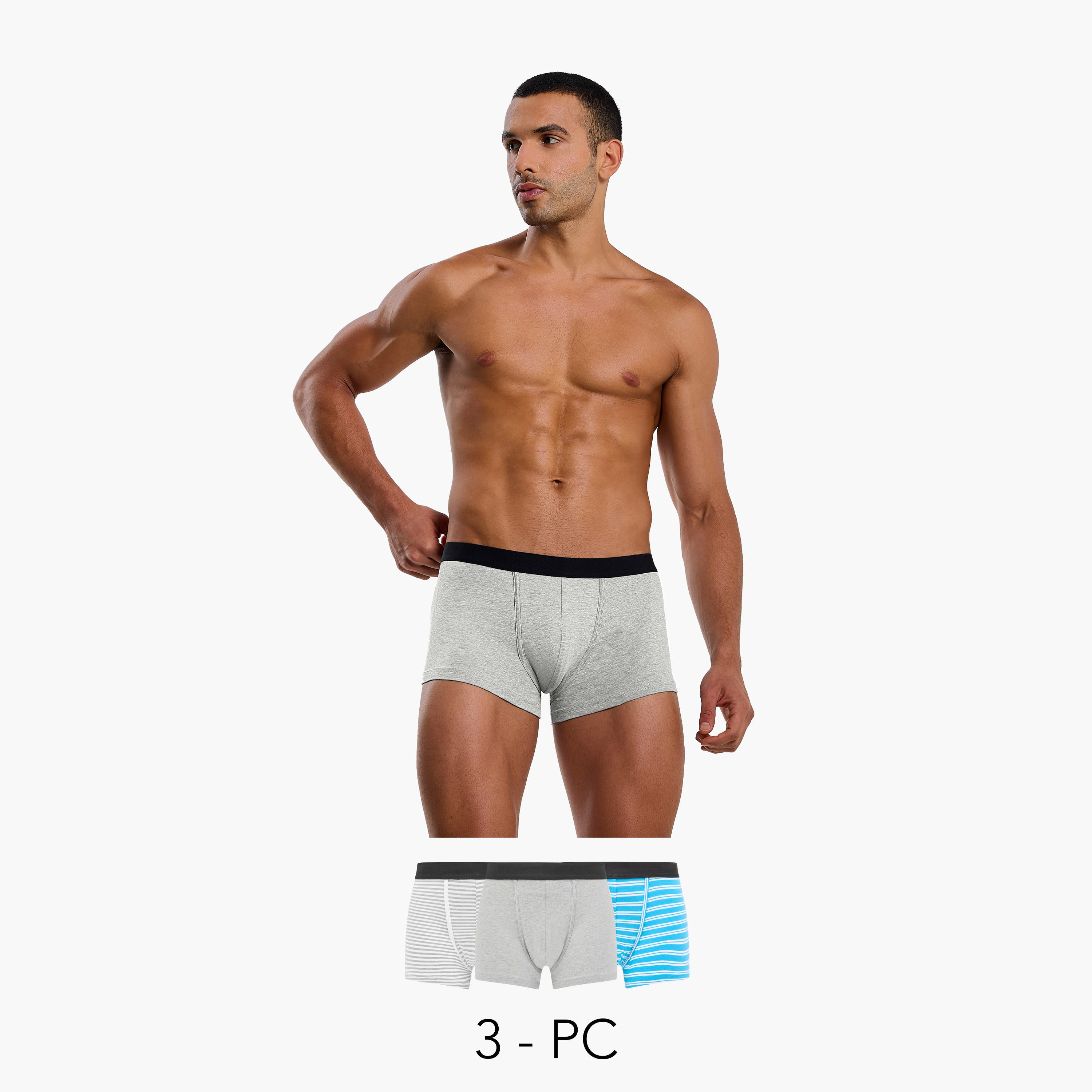 سراويل ترانك داخلية متنوعة للرجال - طقم من 3-men-clothing-innerwear-underwear-image-10