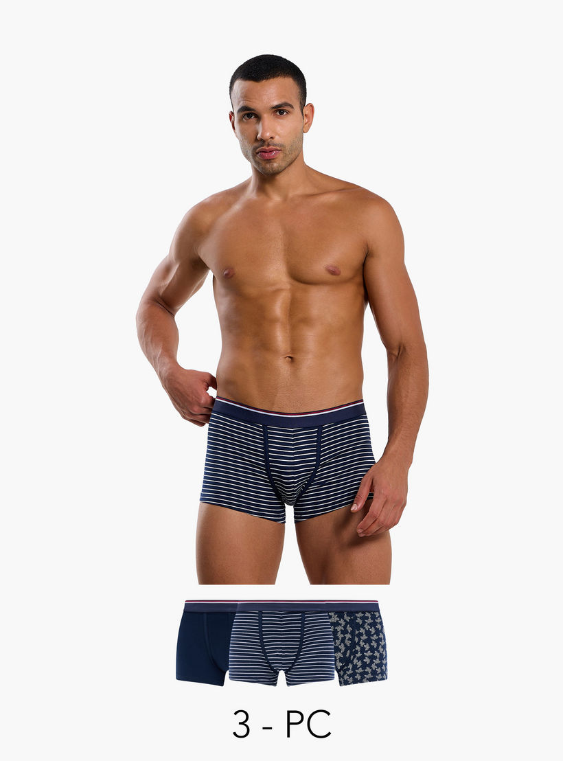 Men Assorted Prints Cotton Blend Hipster Briefs - Pack of 3-men-clothing-innerwear-underwear-image-1