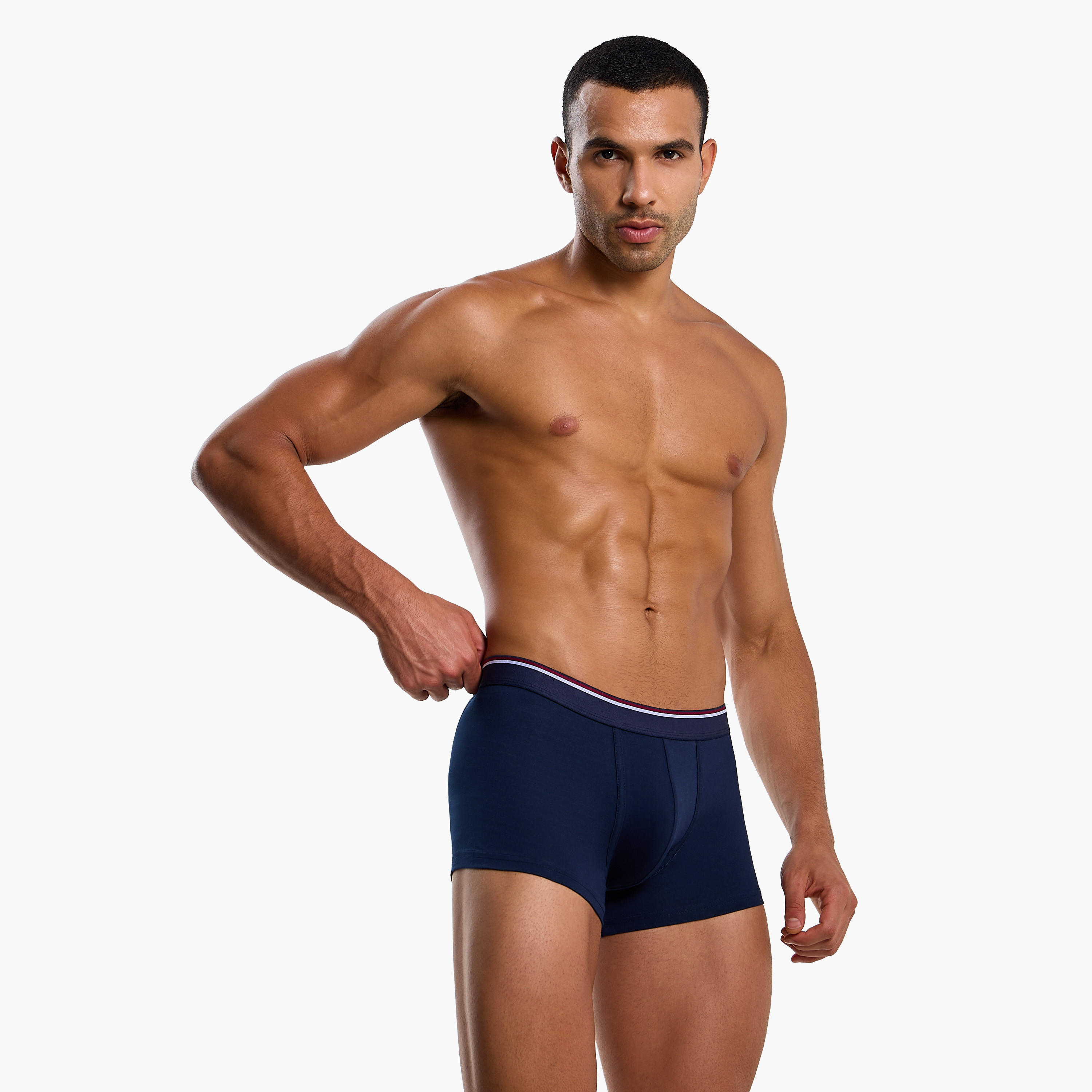 سروال داخلي هيبستر بمزيج القطن وبطبعات متنوعة للرجال - طقم من 3 قطع-men-clothing-innerwear-underwear-image-2