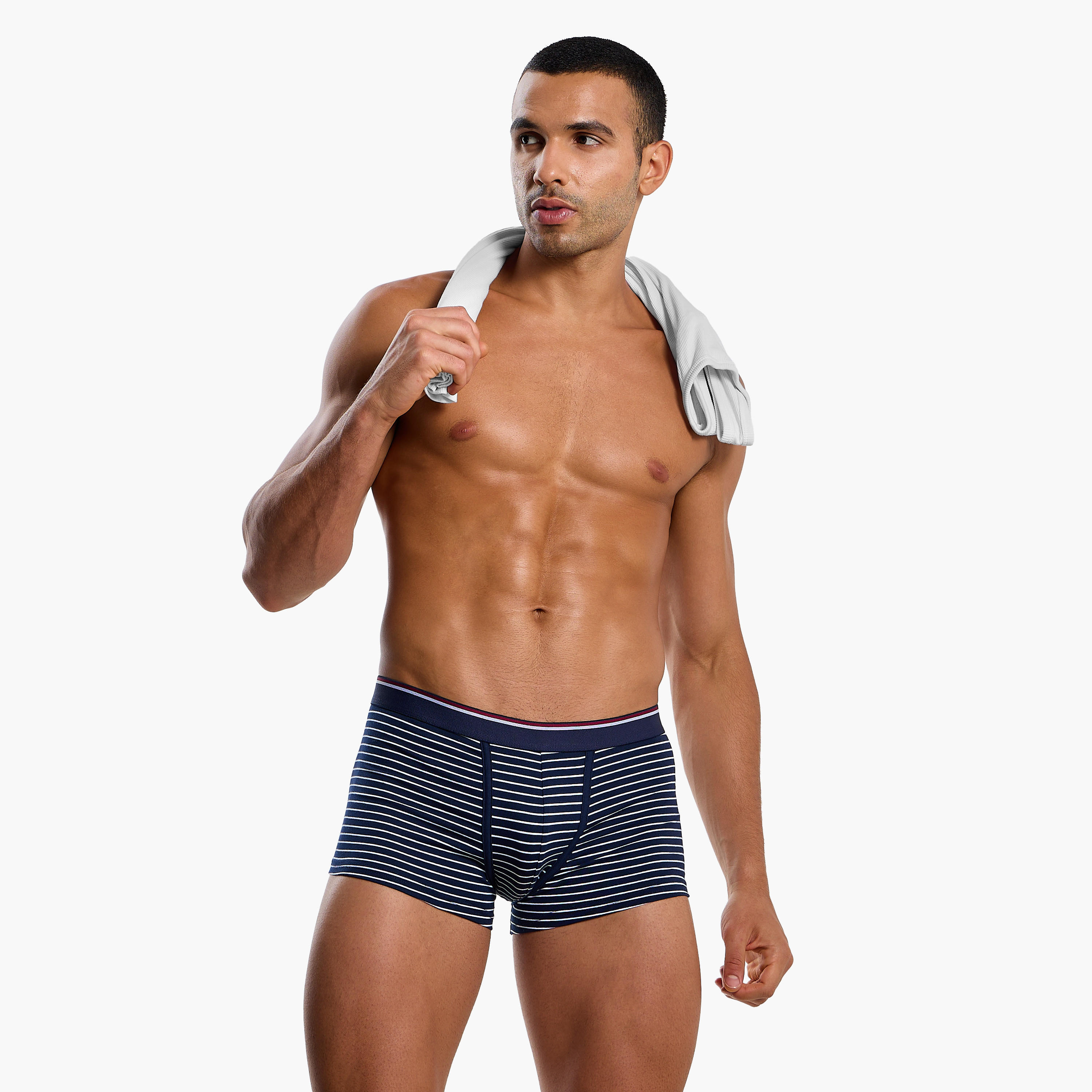 سروال داخلي هيبستر بمزيج القطن وبطبعات متنوعة للرجال - طقم من 3 قطع-men-clothing-innerwear-underwear-image-5