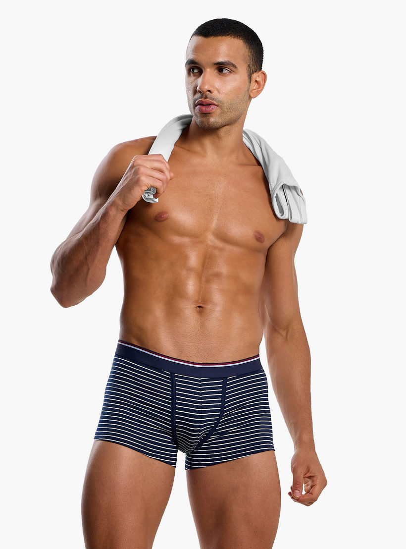 Men Assorted Prints Cotton Blend Hipster Briefs - Pack of 3-men-clothing-innerwear-underwear-image-5