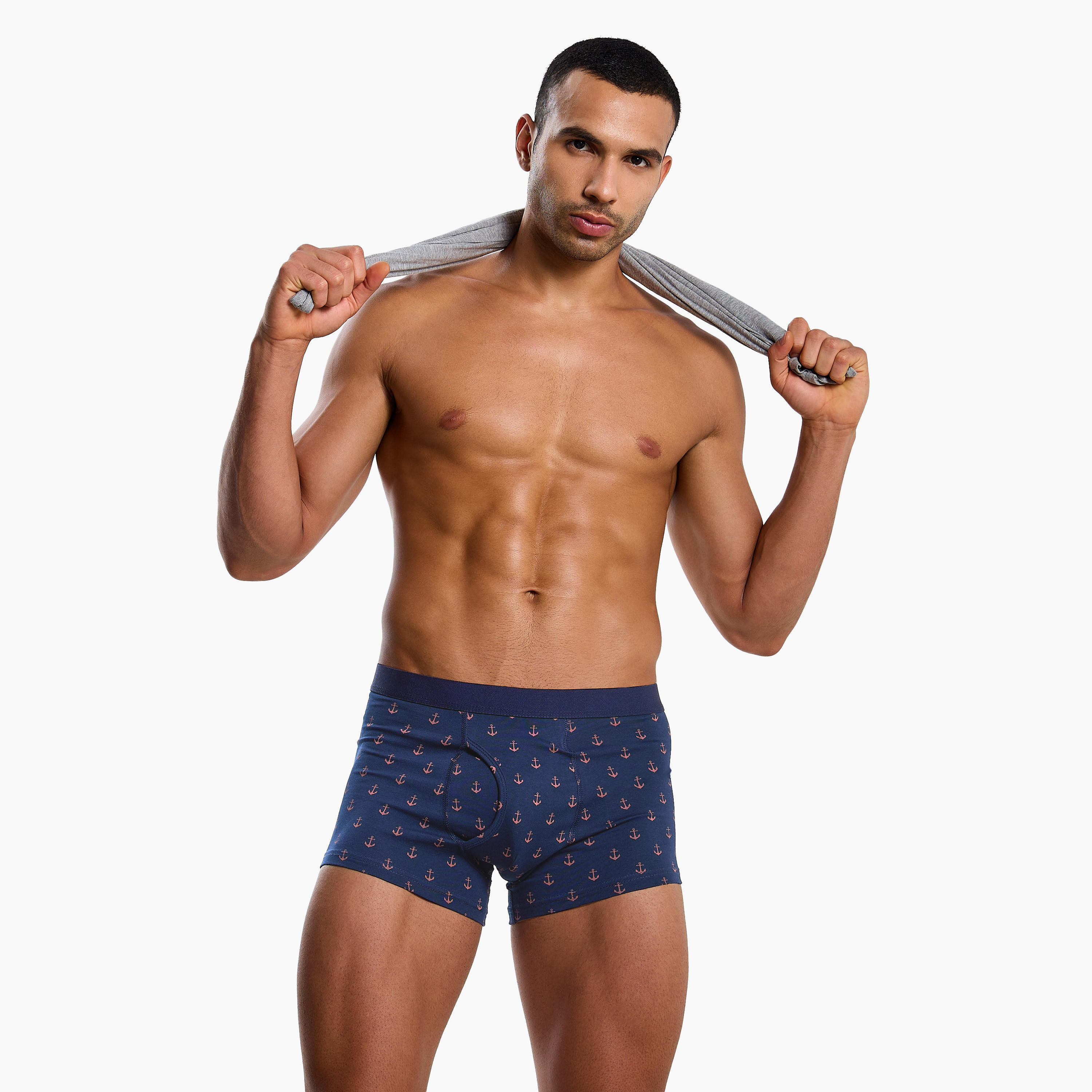 سراويل بوكسر متنوعة للرجال - طقم من 3 قطع-men-clothing-innerwear-underwear-image-5