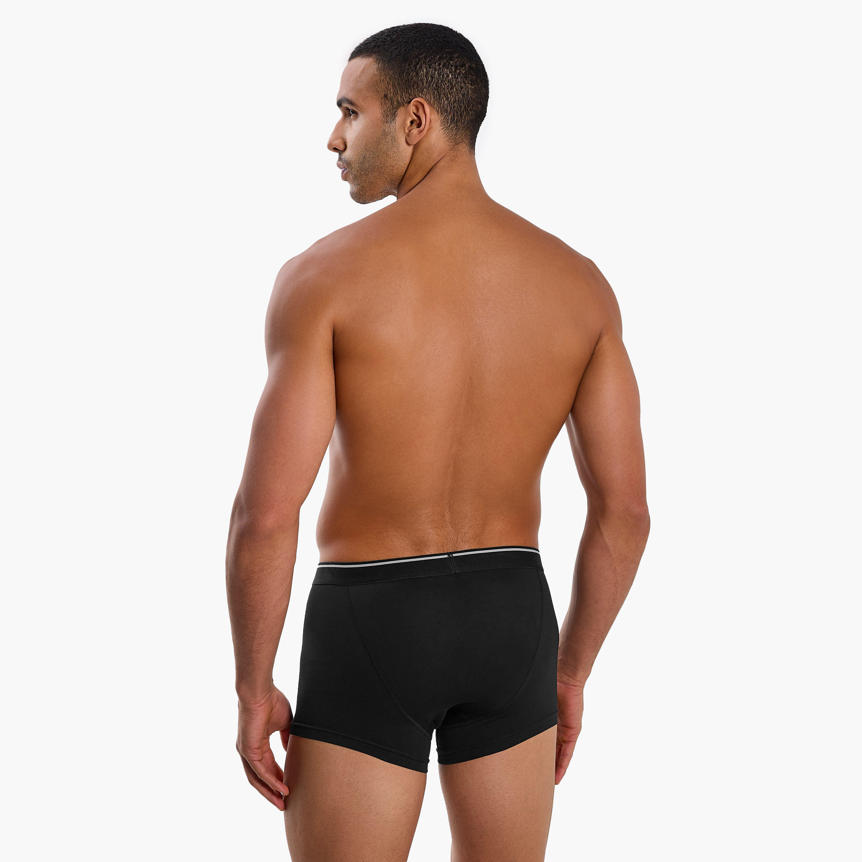 Men Assorted Prints Cotton Blend Trunks - Pack of 3-men-clothing-innerwear-underwear-image-4