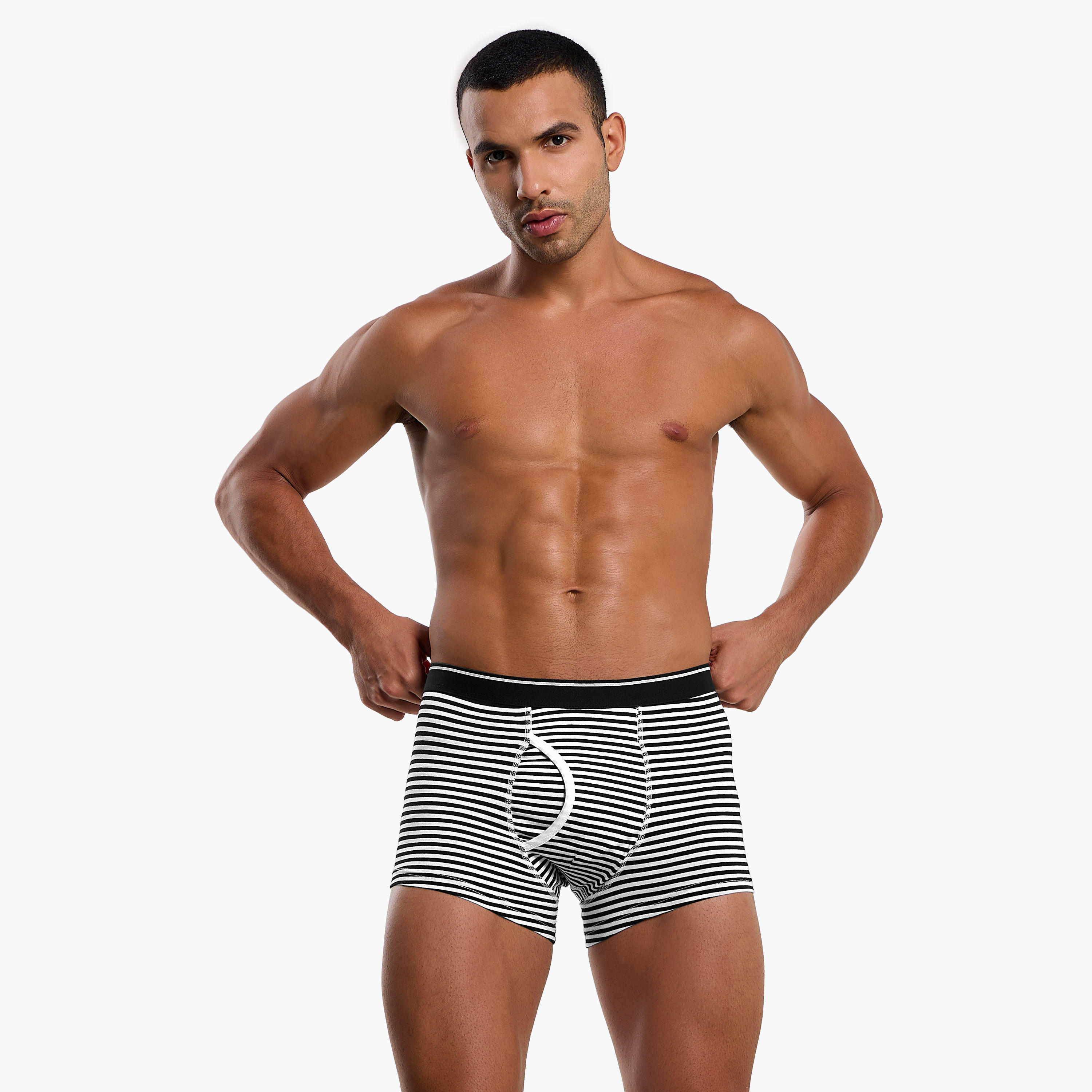Men Assorted Prints Cotton Blend Trunks - Pack of 3-men-clothing-innerwear-underwear-image-3