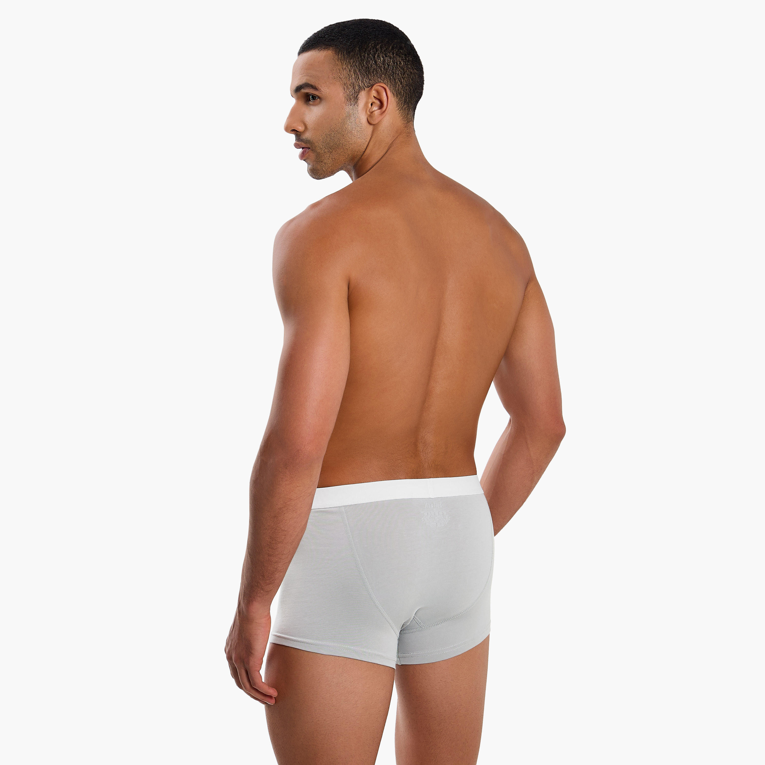 بوكسرات مزيج قطن بخصر متباين للرجال - طقم 3 قطع-men-clothing-innerwear-underwear-image-4