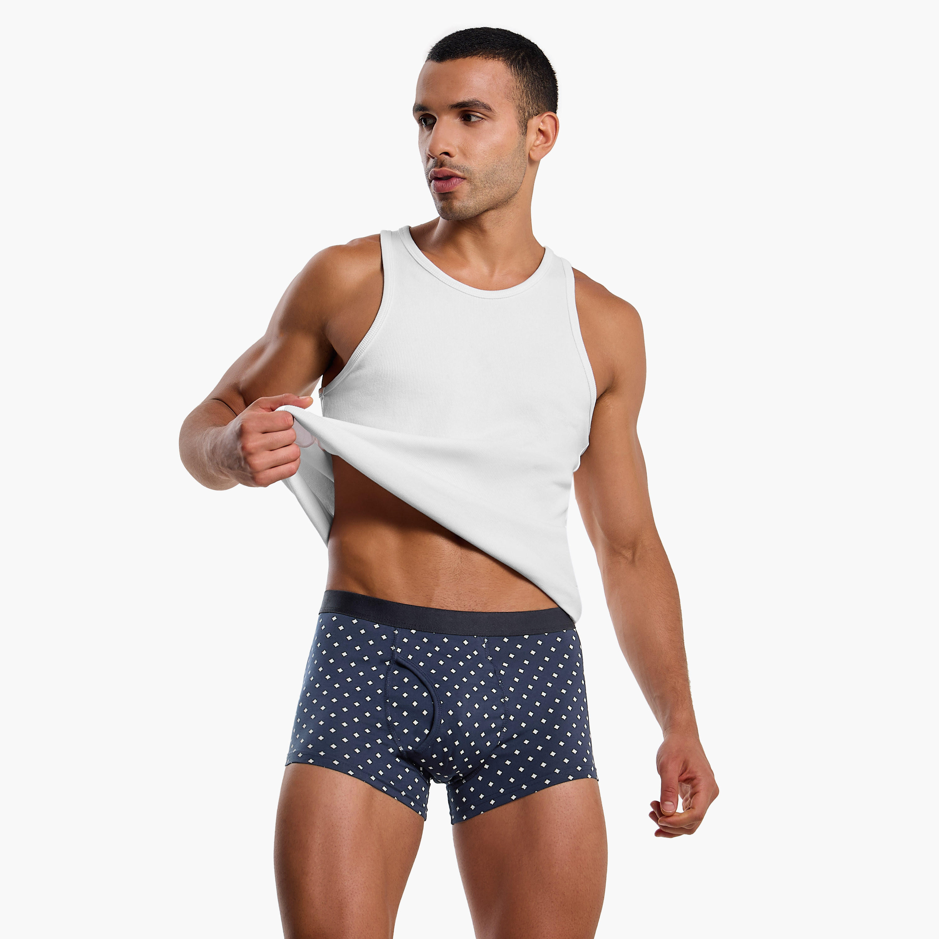 Men Assorted Cotton Hipster Trunks - Pack of 3-men-clothing-innerwear-underwear-image-5