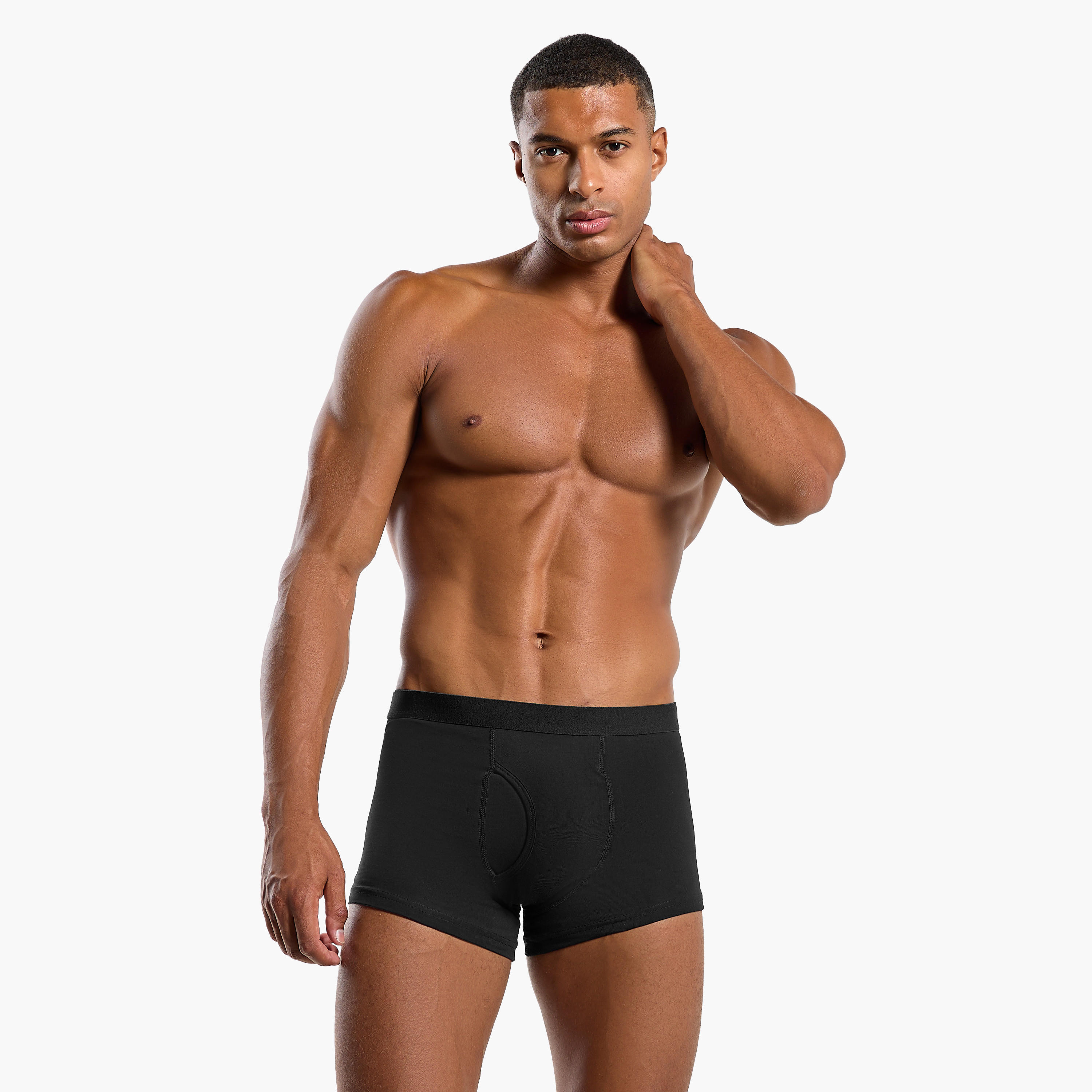 شورتات ترانك قطن للرجال - طقم من 3 قطع-men-clothing-innerwear-underwear-image-2