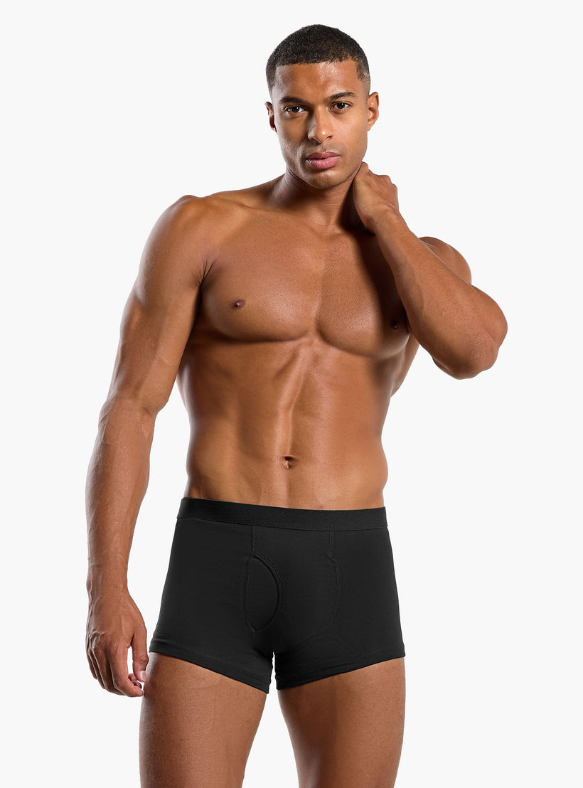 شورتات ترانك قطن للرجال - طقم من 3 قطع-men-clothing-innerwear-underwear-image-2