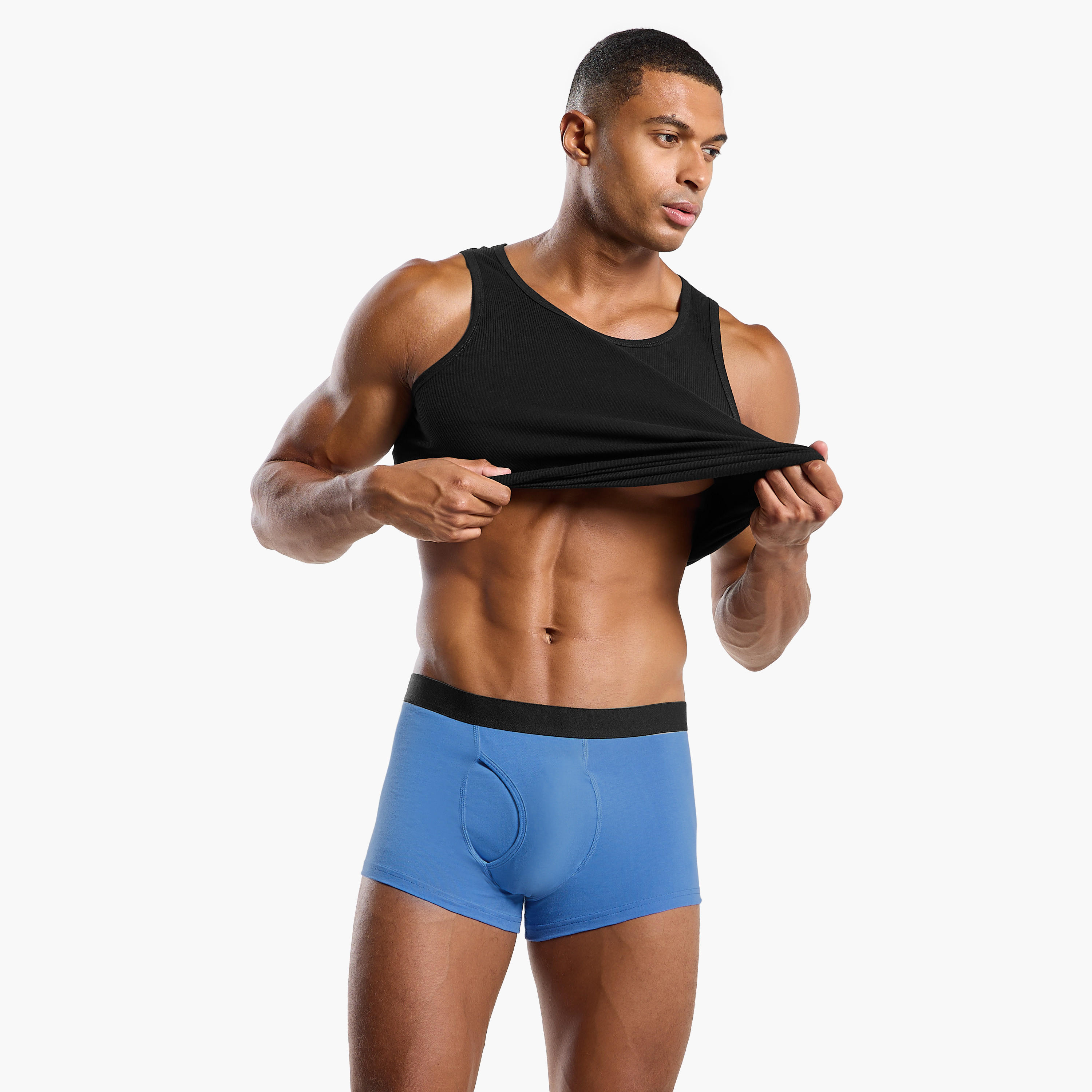 شورتات ترانك قطن للرجال - طقم من 3 قطع-men-clothing-innerwear-underwear-image-5