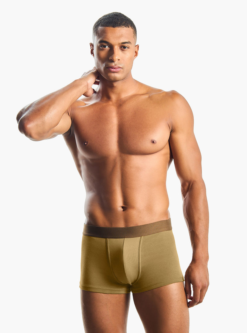 Men Cotton Blend Trunks - Pack of 3-men-clothing-innerwear-underwear-image-2