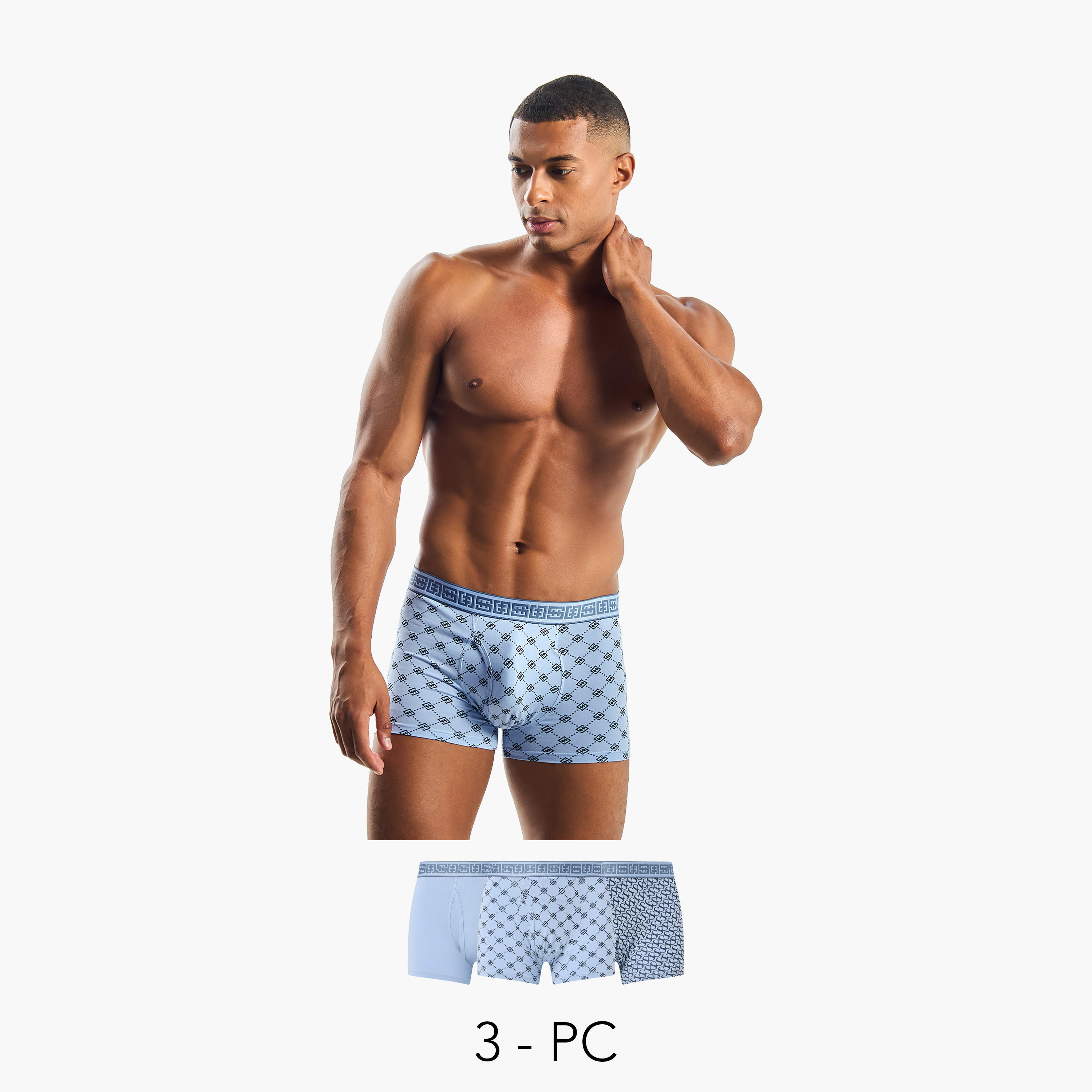 Men's Assorted Trunks - Set of 3-men-clothing-innerwear-underwear-image-1