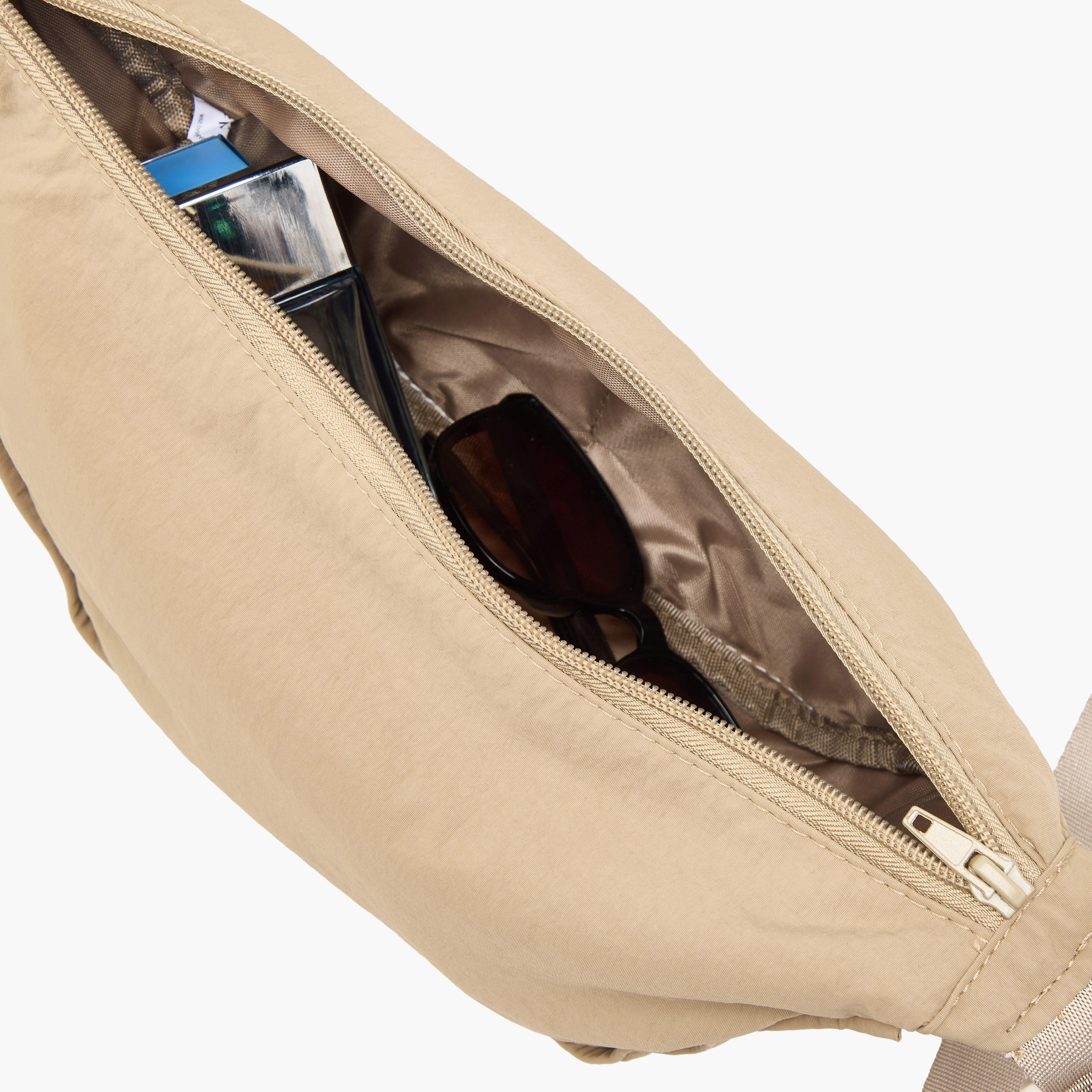 Textured Sling Bag with Adjustable Strap-men-bags-image-8