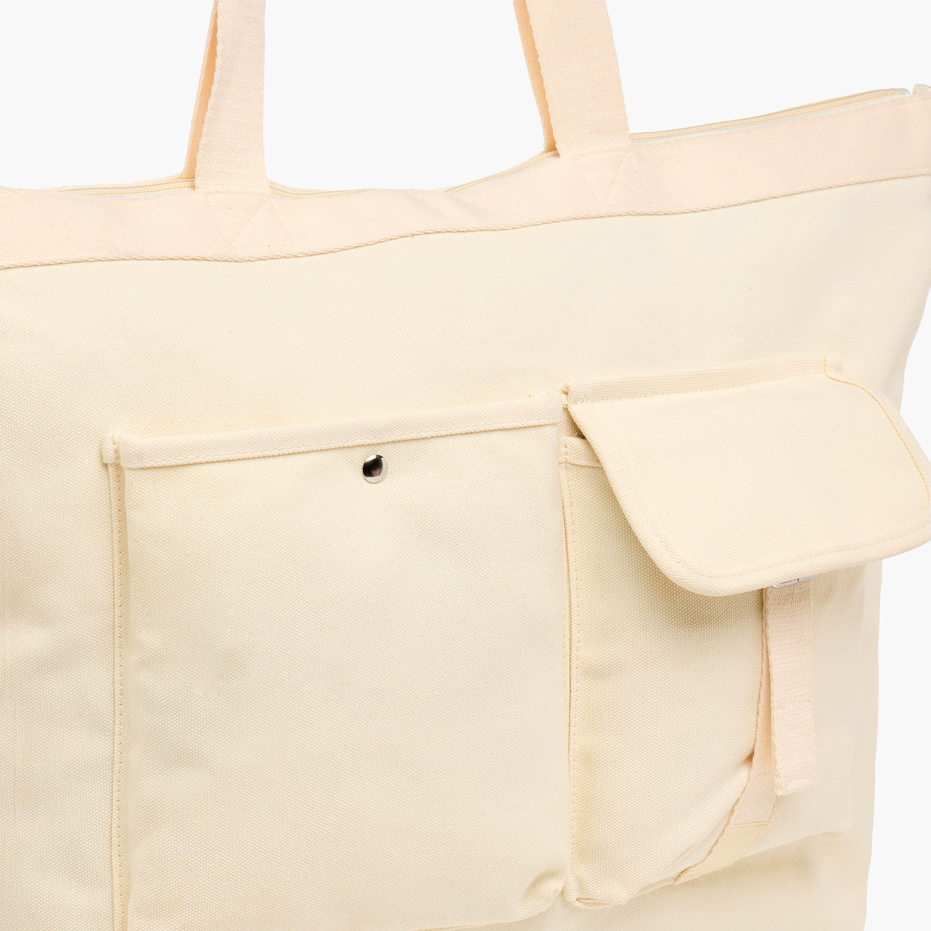 Canvas Tote Bag with Pockets and Double Handles-men-bags-image-5