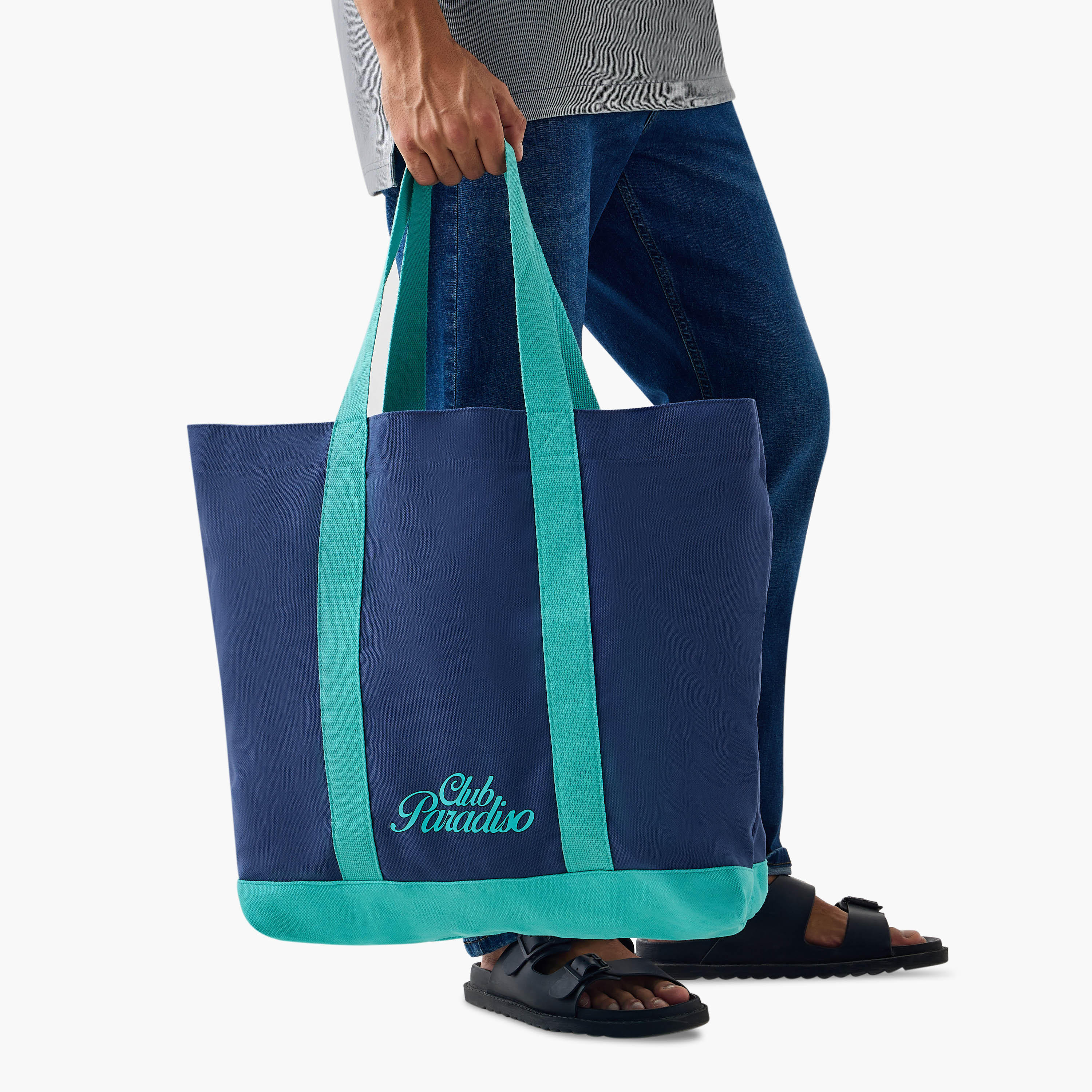 شنطة توتي قماش بمقبض مزدوج وطبعات-men-bags-image-6