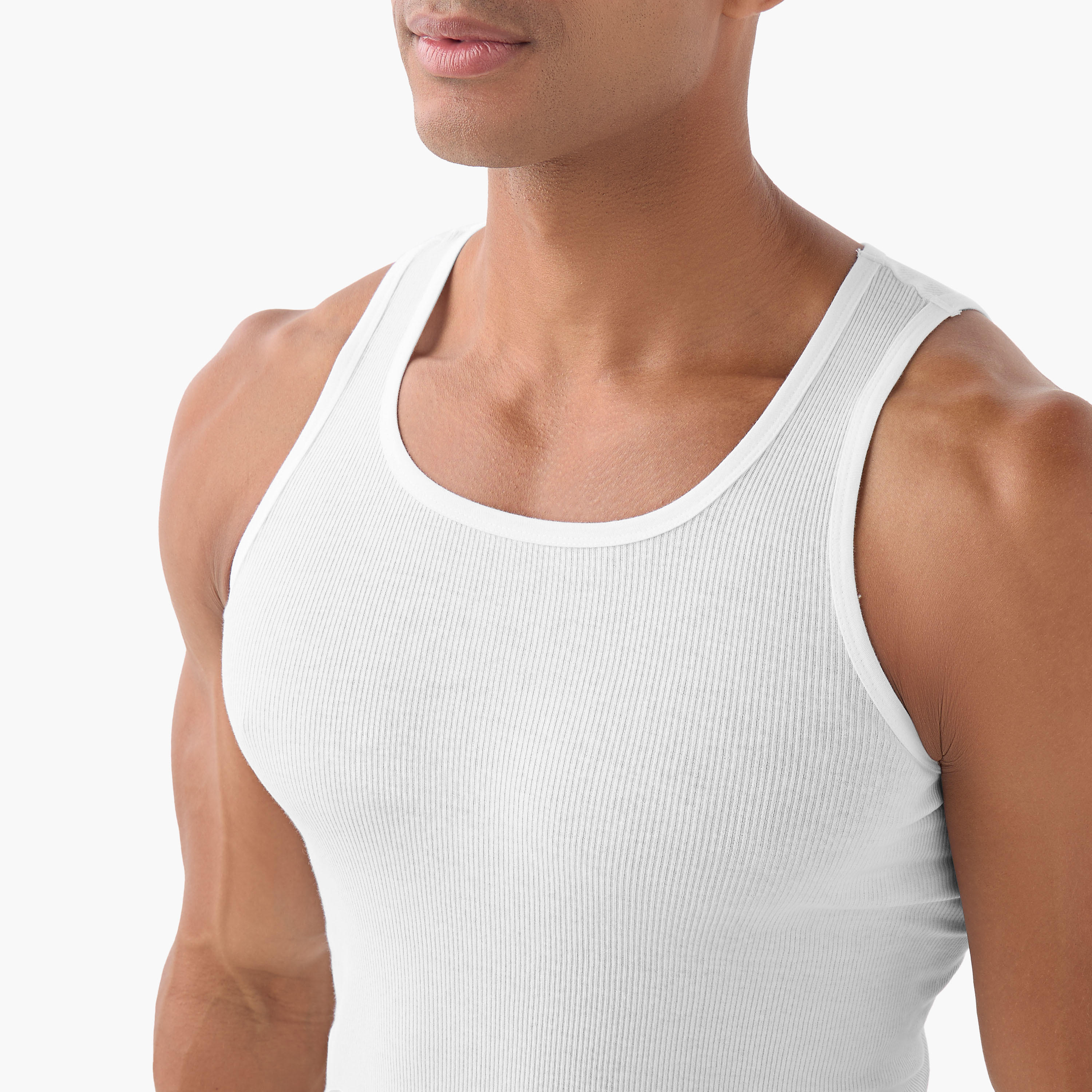 Men Ribbed Vest - Pack of 3-men-clothing-tshirtsandpolos-vests-image-4
