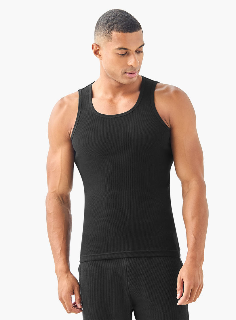 Set of 3 - Ribbed Vest-men-clothing-innerwear-vests-image-4
