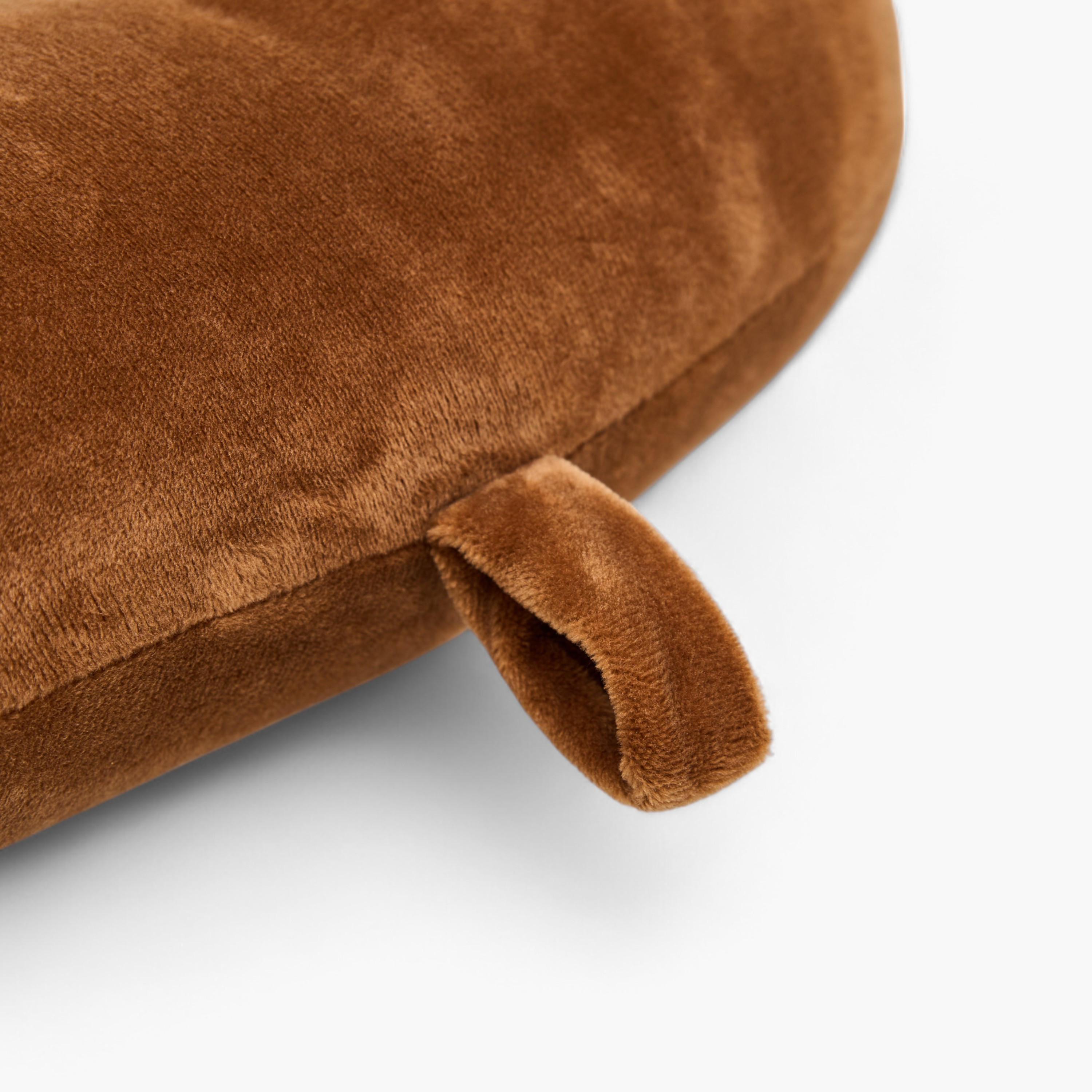 Velour Neck Pillow with Snap Button Closure-travel-pillows-image-3