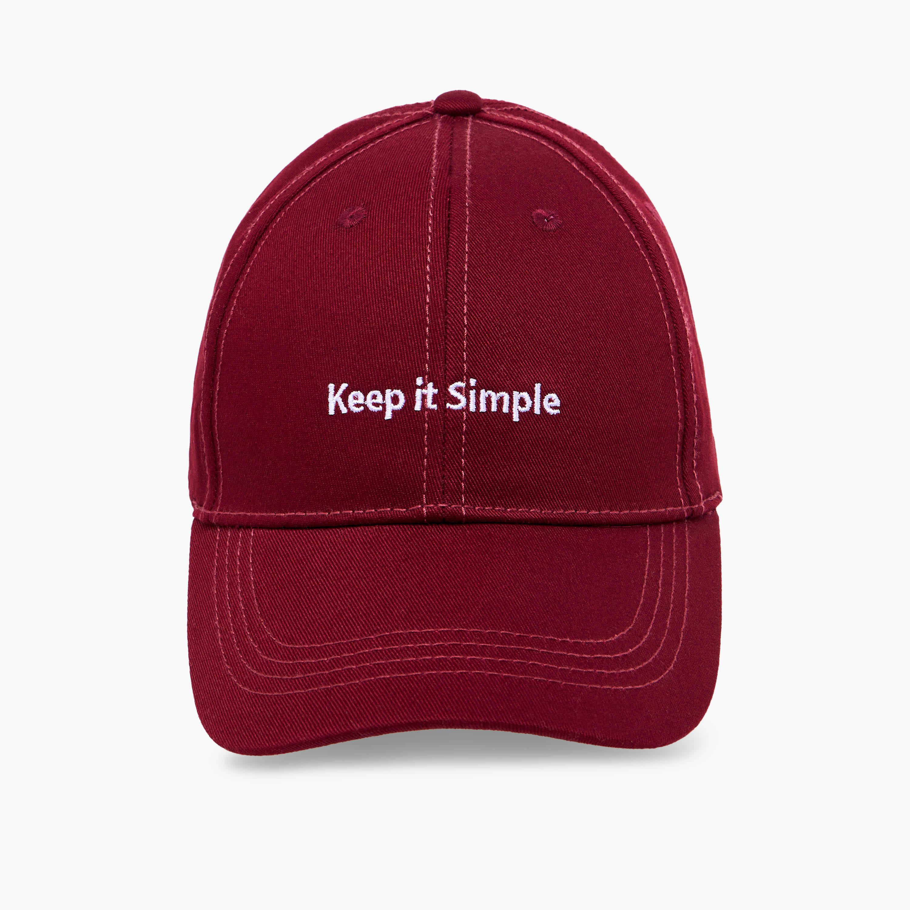 كاب بتطريز شعار وحزام بإبزيم للإغلاق-men-caps-image-7