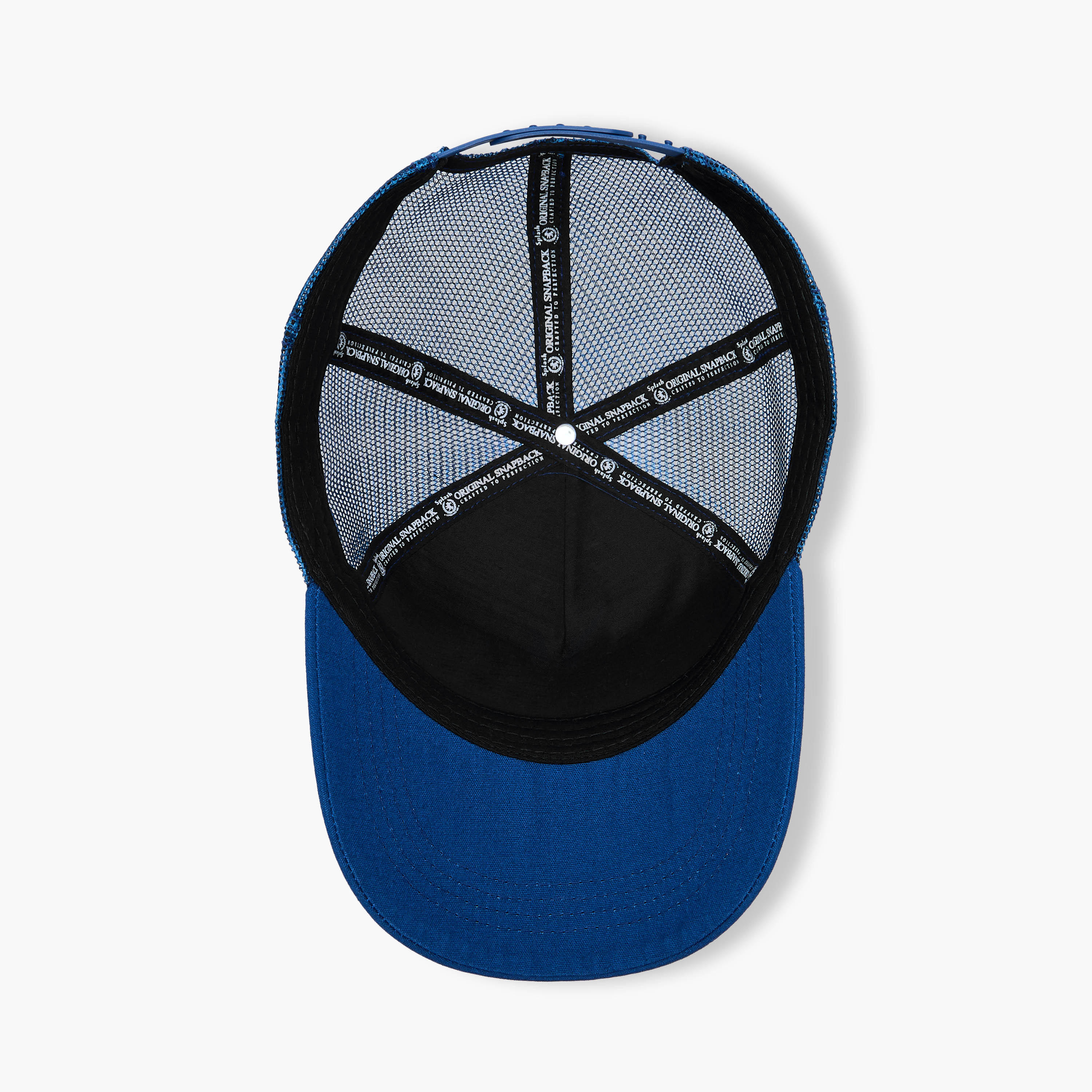 Typographic Print Cap with Snap Back Closure-men-caps-image-7