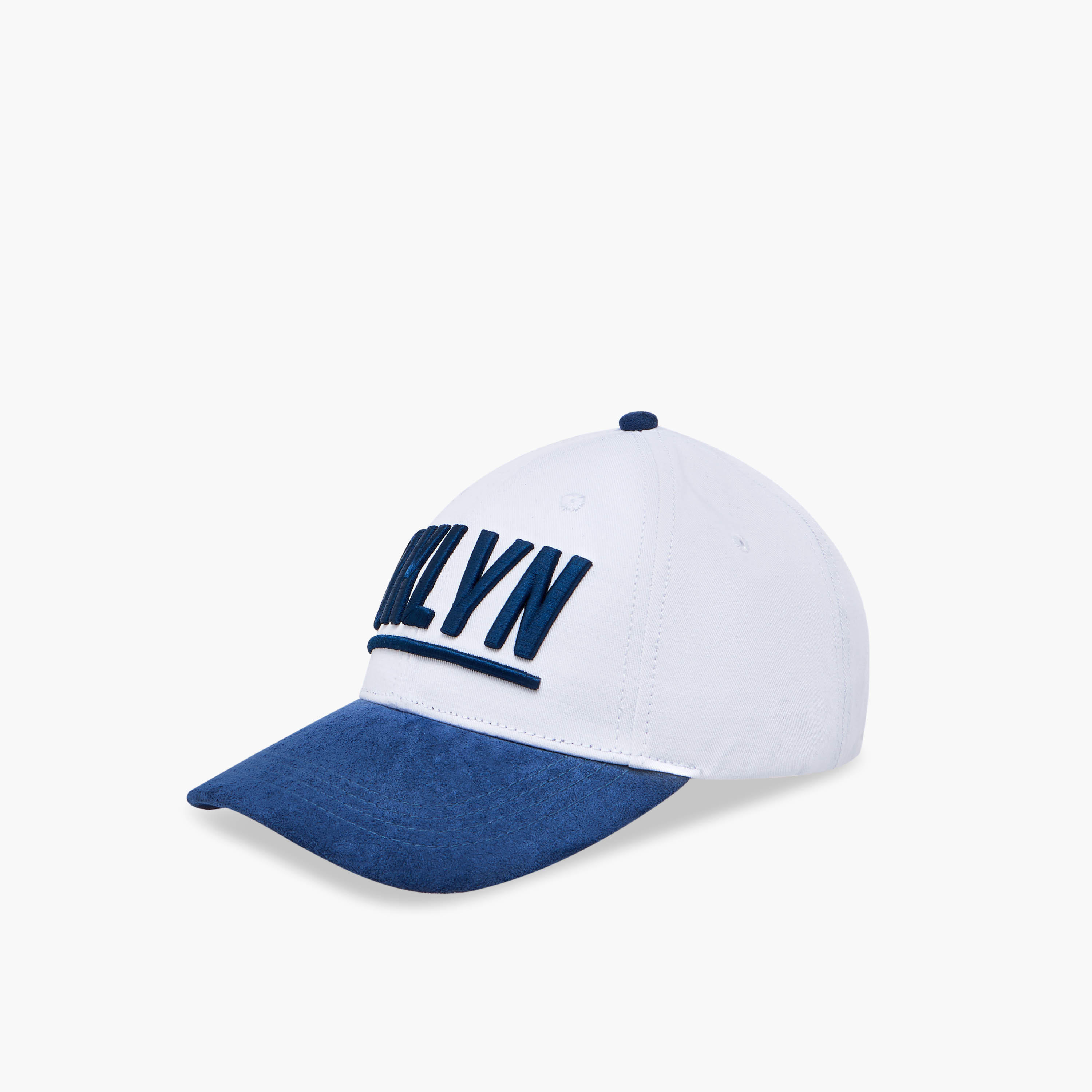 Embroidered Cap with Buckled Strap Closure-men-caps-image-2