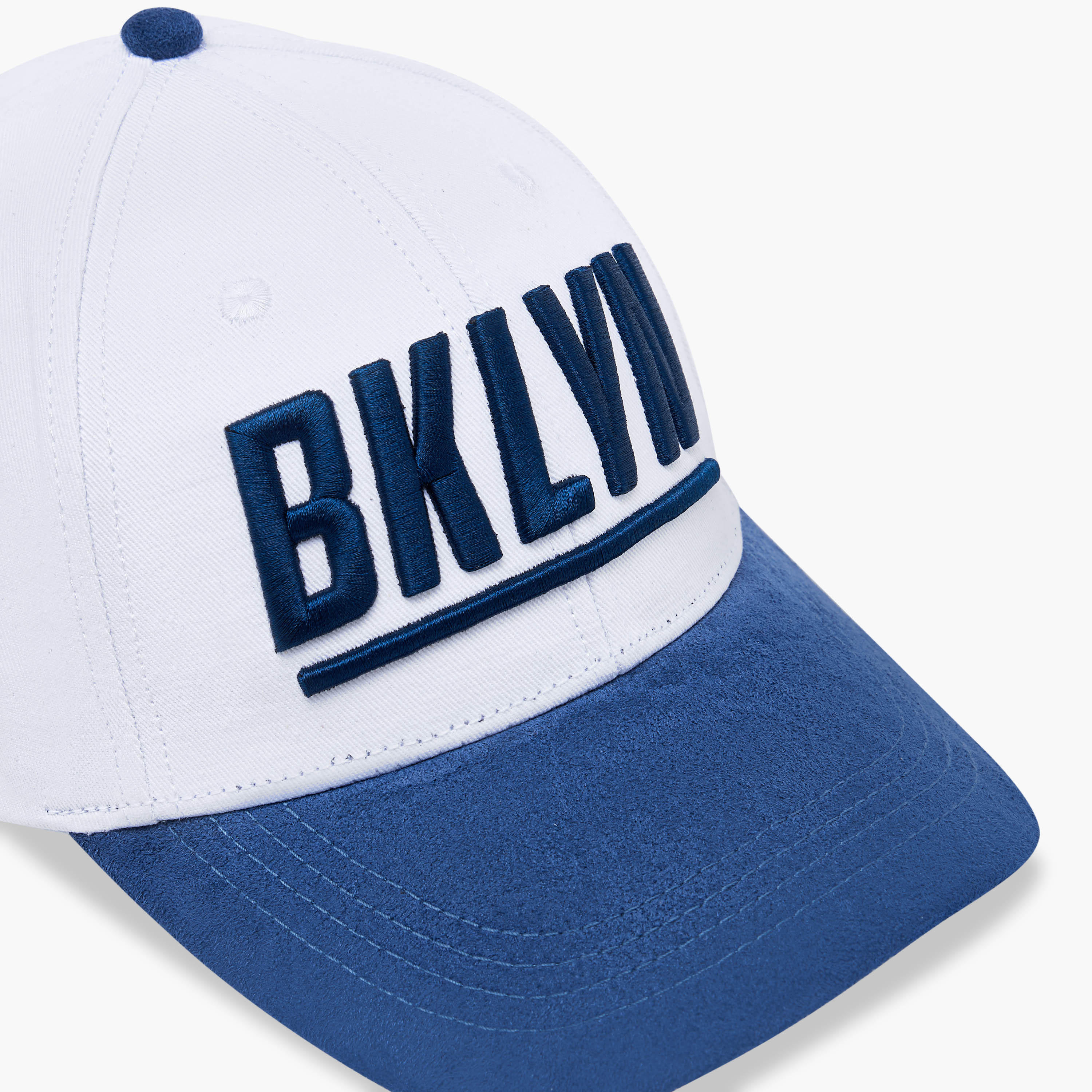 Embroidered Cap with Buckled Strap Closure-men-caps-image-5
