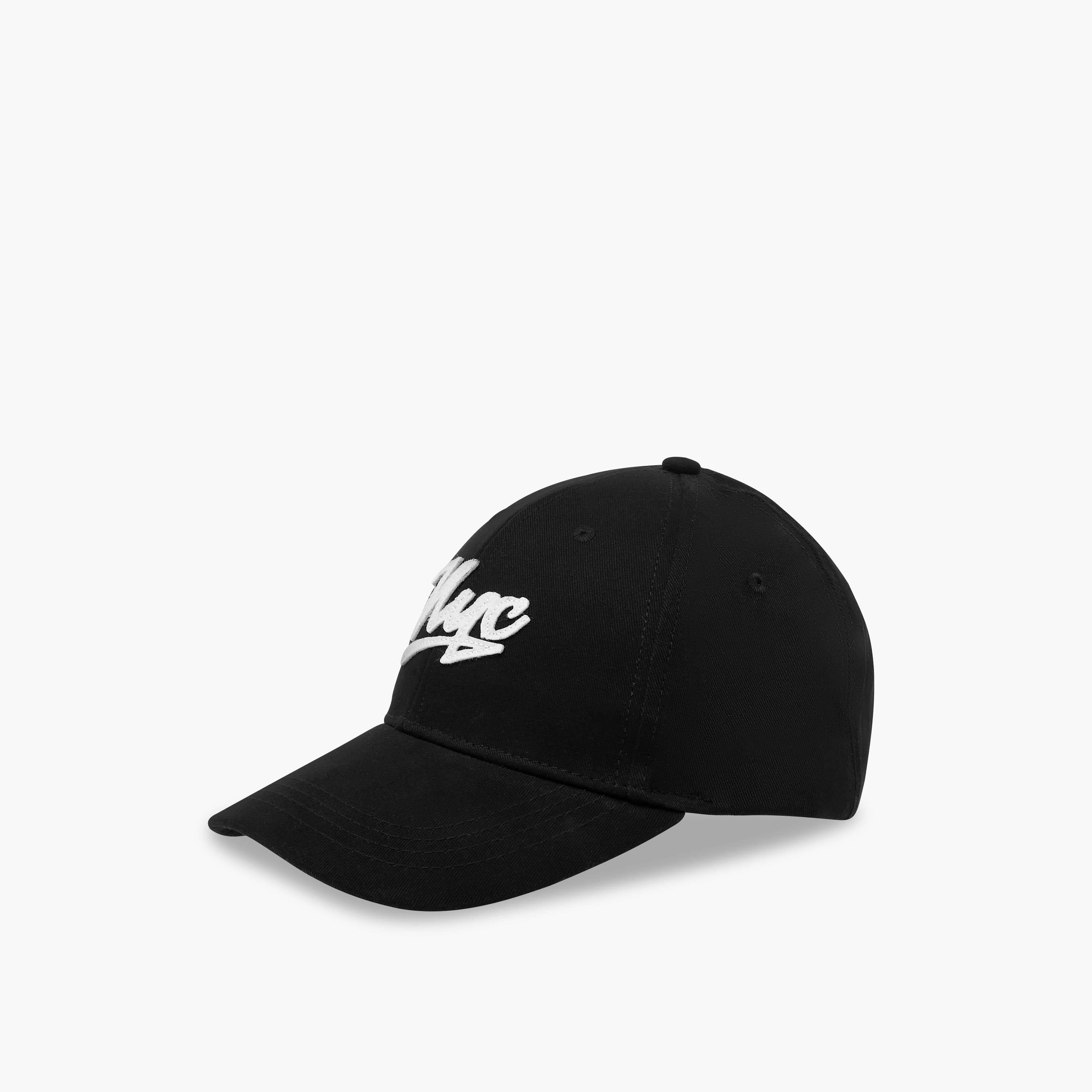 NYC Embroidered Cap with Buckled Strap Closure-men-caps-image-2
