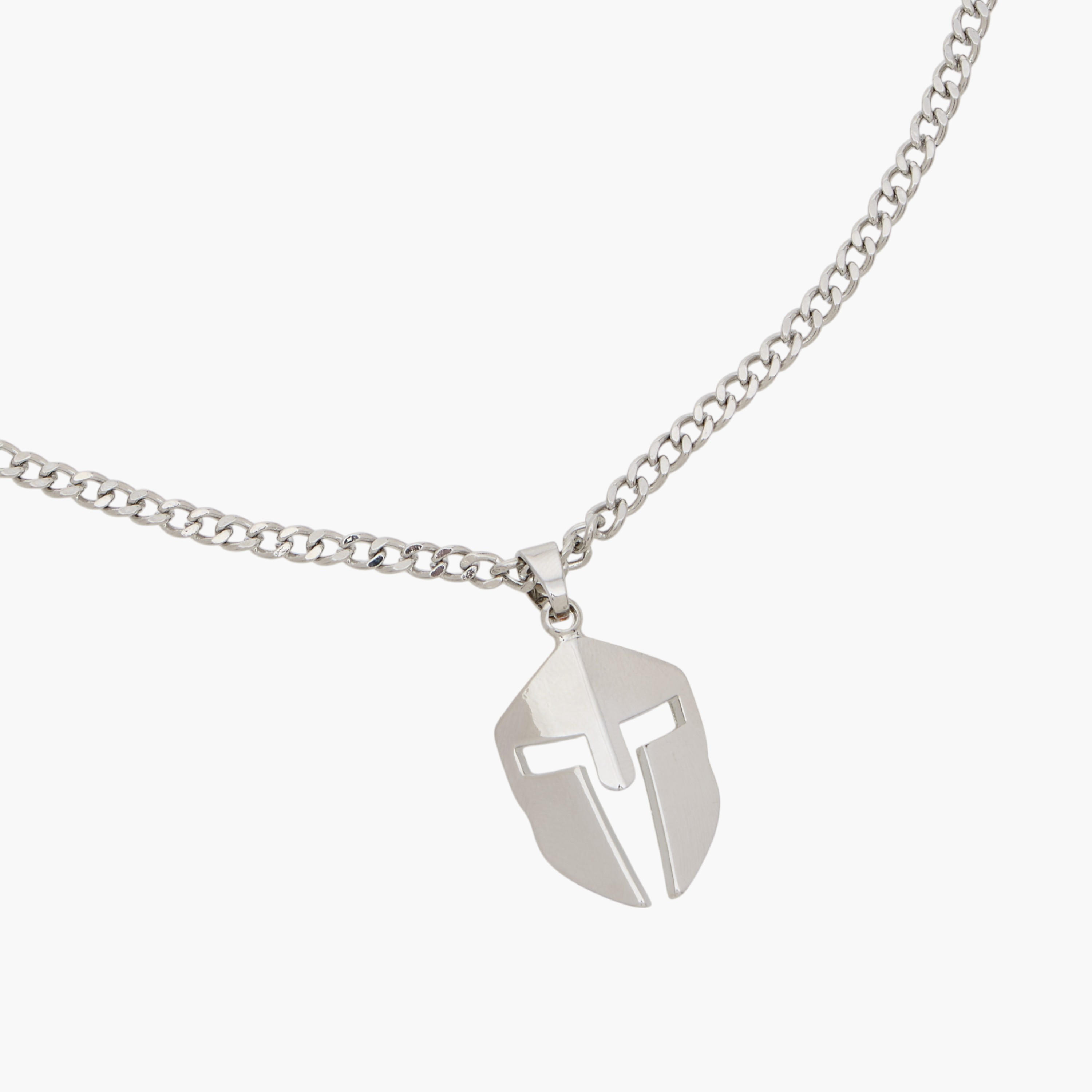 عقد بدلاية خوذة سبارتان ومشبك إغلاق-men-watchesandjewellery-necklacesandpendants-image-4