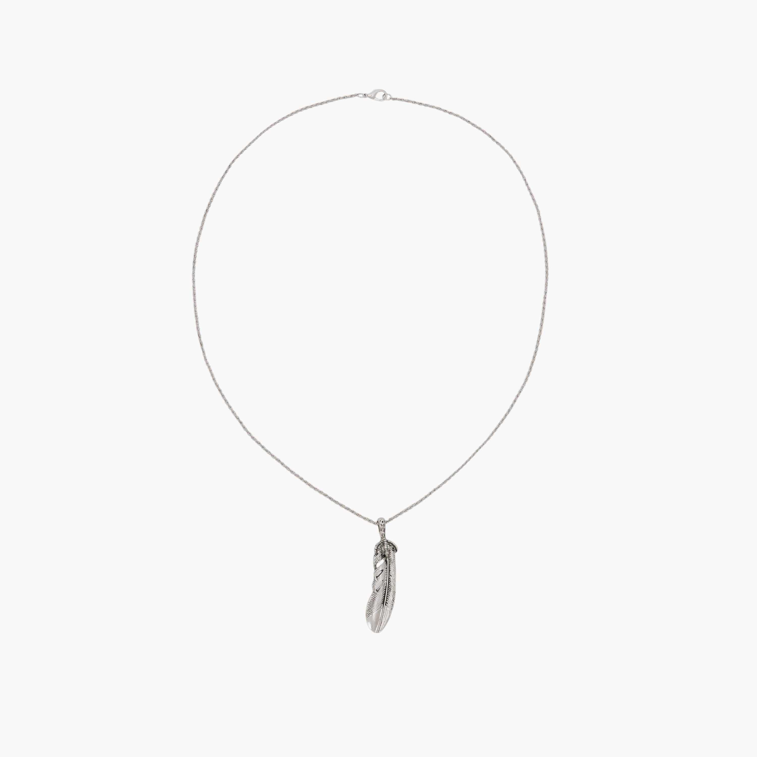 عقد بدلاية ريشة ومشبك إغلاق-men-watchesandjewellery-necklacesandpendants-image-5