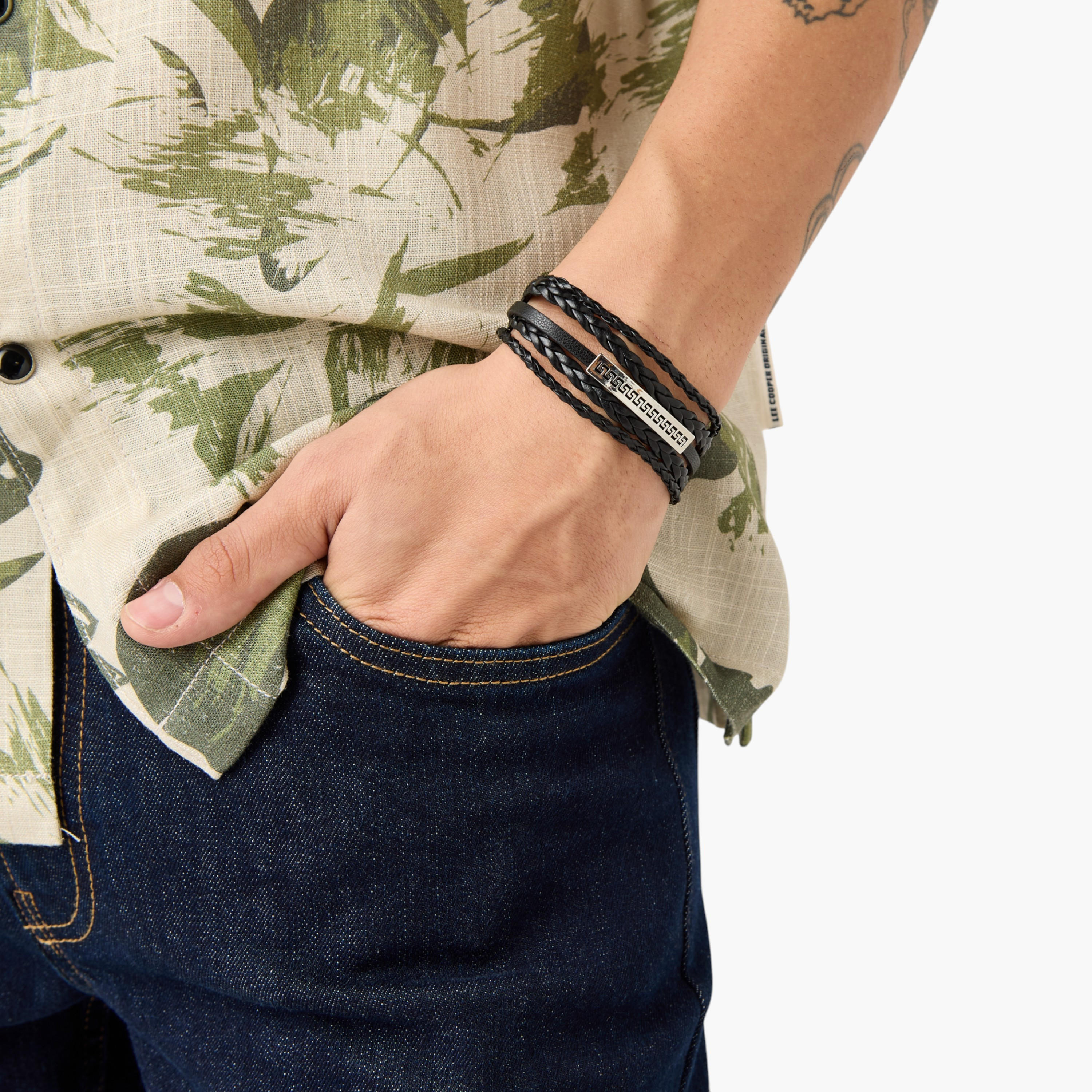 سوار مضفر مع مشبك إغلاق-men-watchesandjewellery-bracelets-image-4