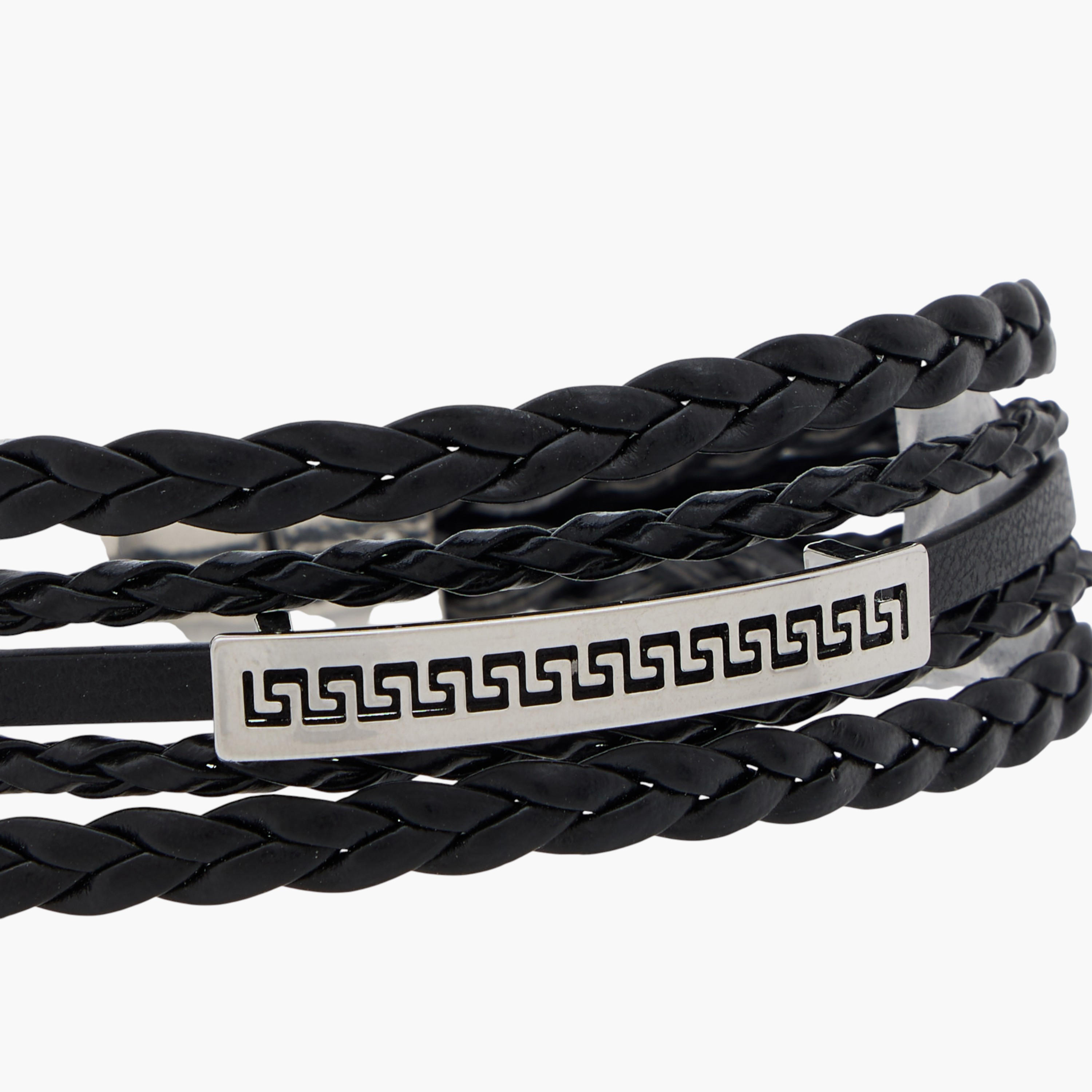 سوار مضفر مع مشبك إغلاق-men-watchesandjewellery-bracelets-image-2