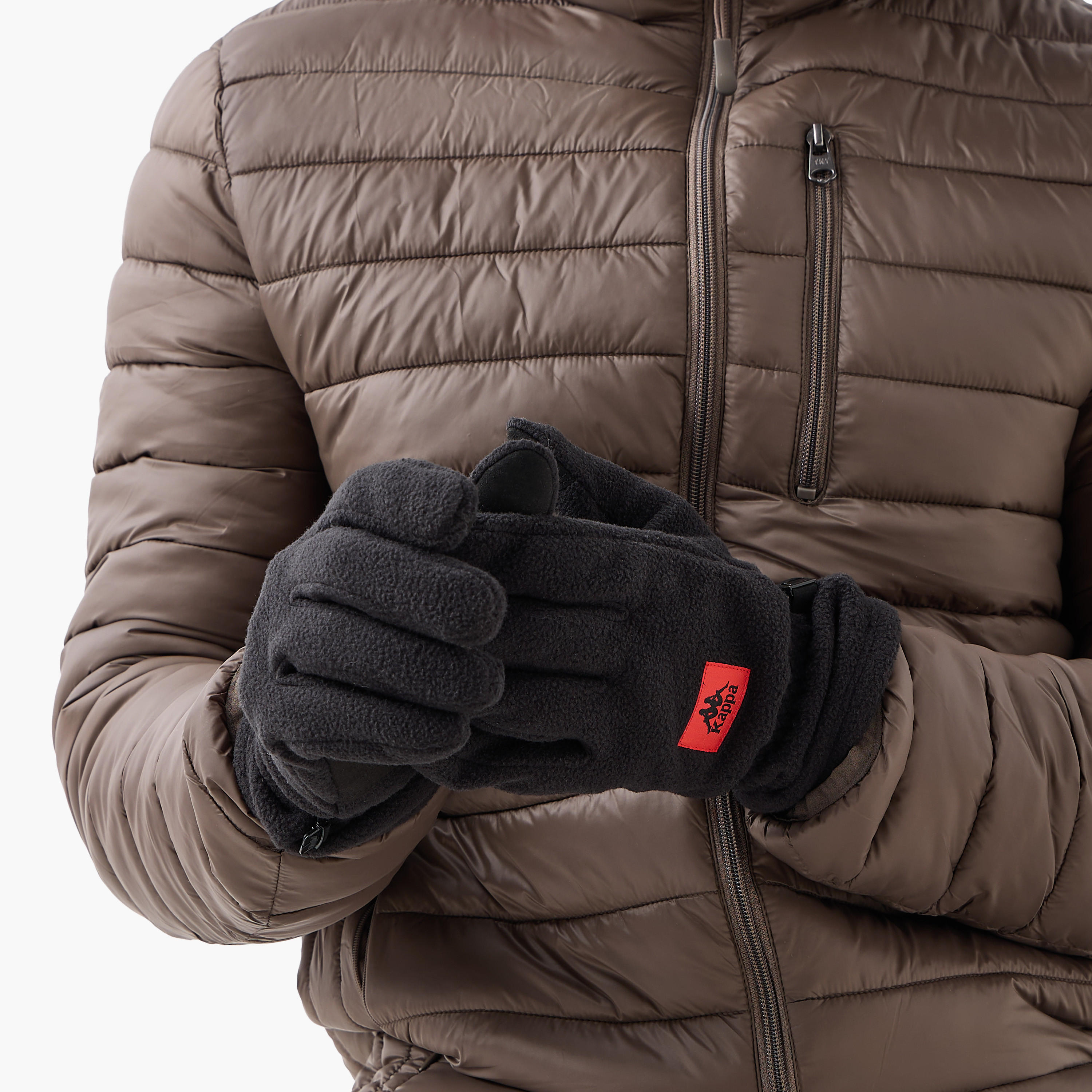 Kappa Polyester Fleece Gloves-men-scarvesandgloves-image-2