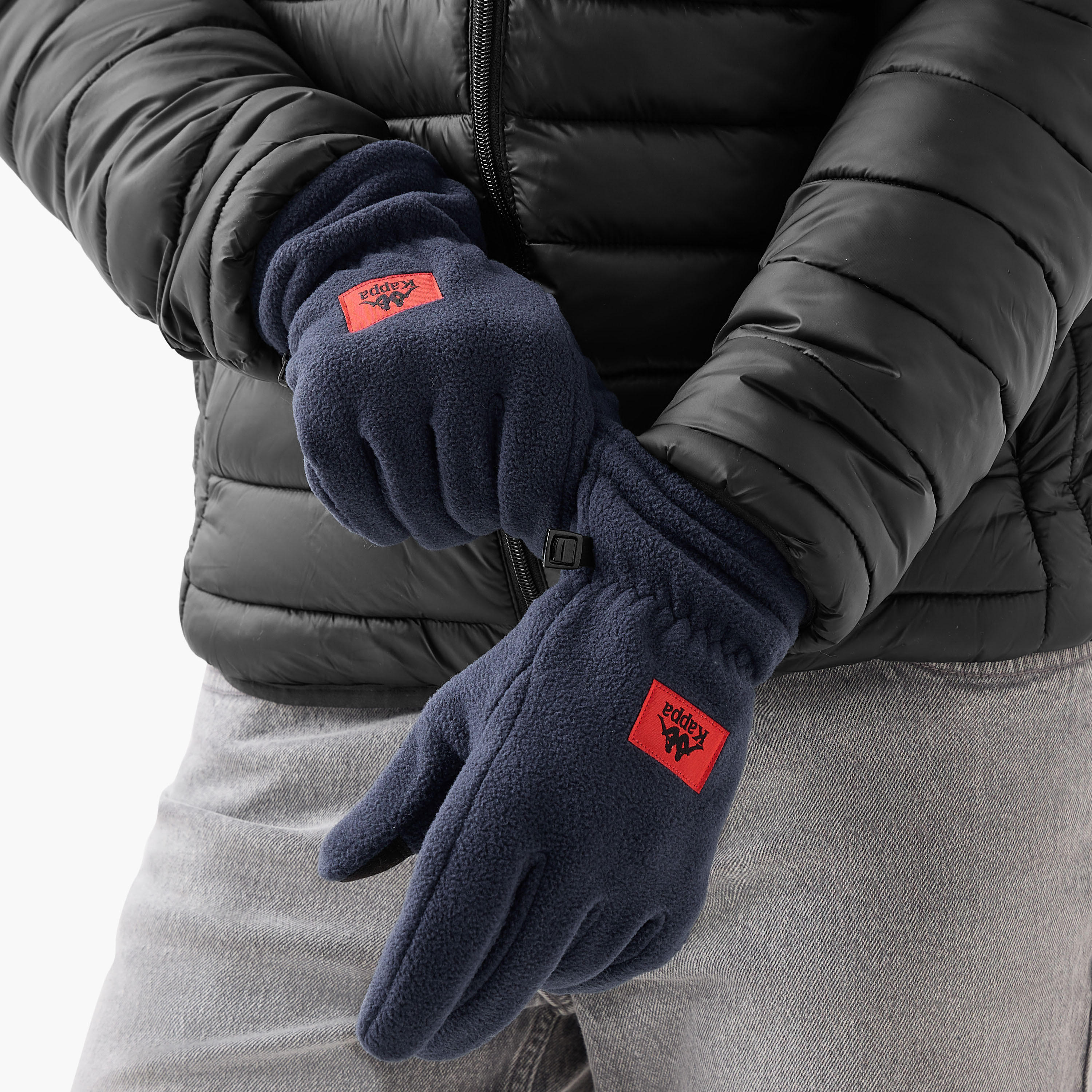 Kappa Polyester Fleece Gloves-men-scarvesandgloves-image-2