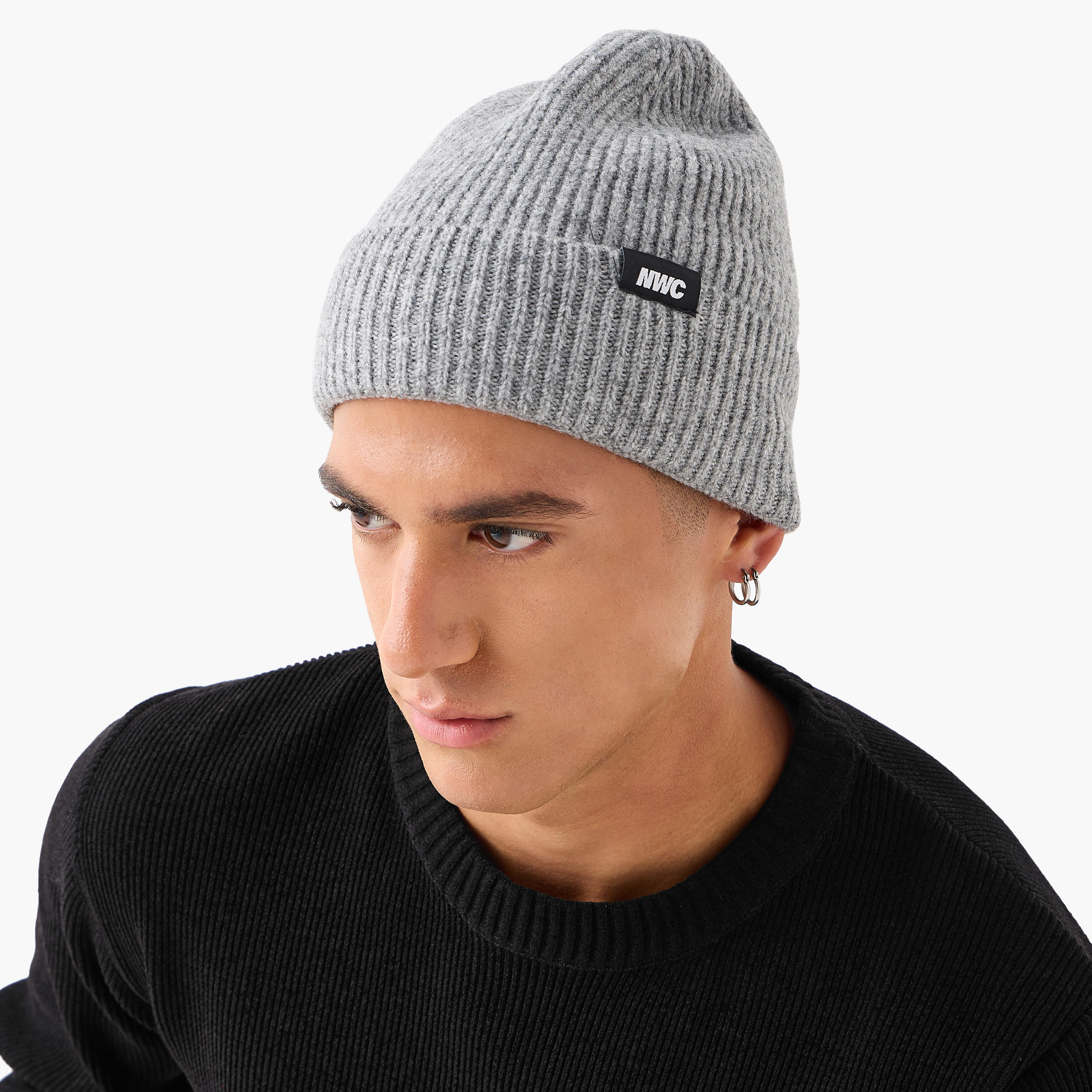 قبعة بيني مضلعة - طقم من قطعتين-men-caps-image-5