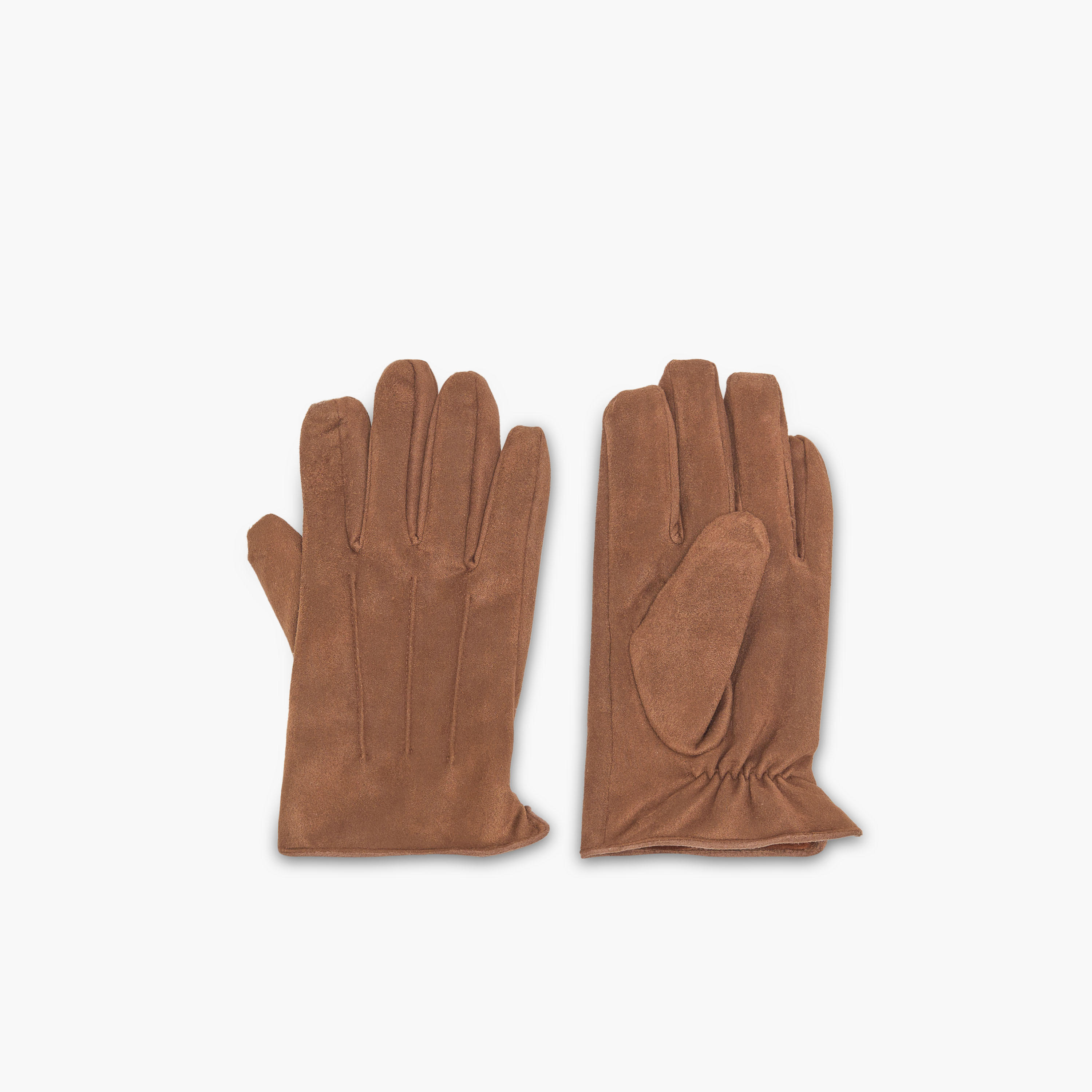 Suede Textured Gloves-men-scarvesandgloves-image-1