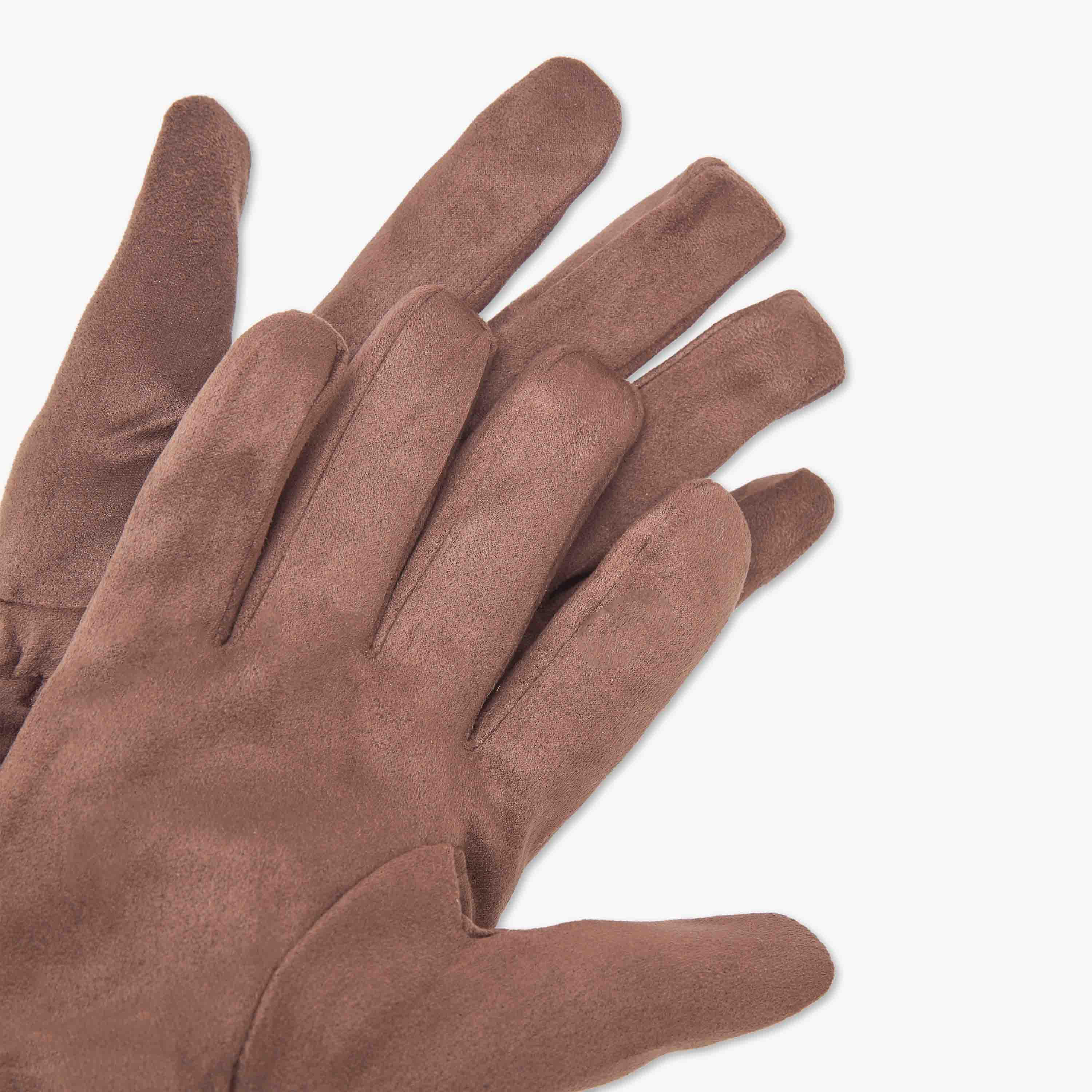 قفاز مخملي بارز الملمس-men-scarvesandgloves-image-4