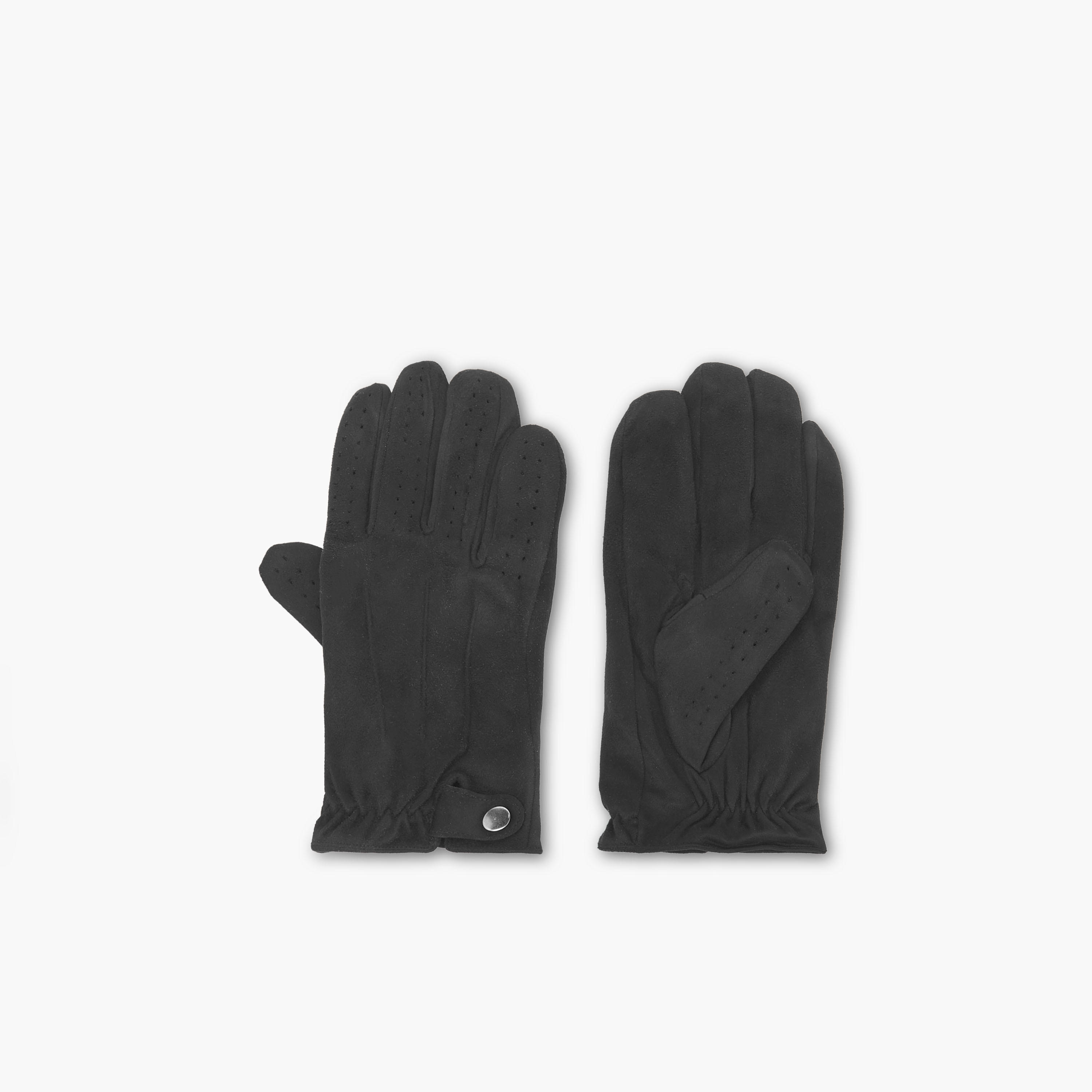 Suede Perforated Gloves-men-scarvesandgloves-image-1