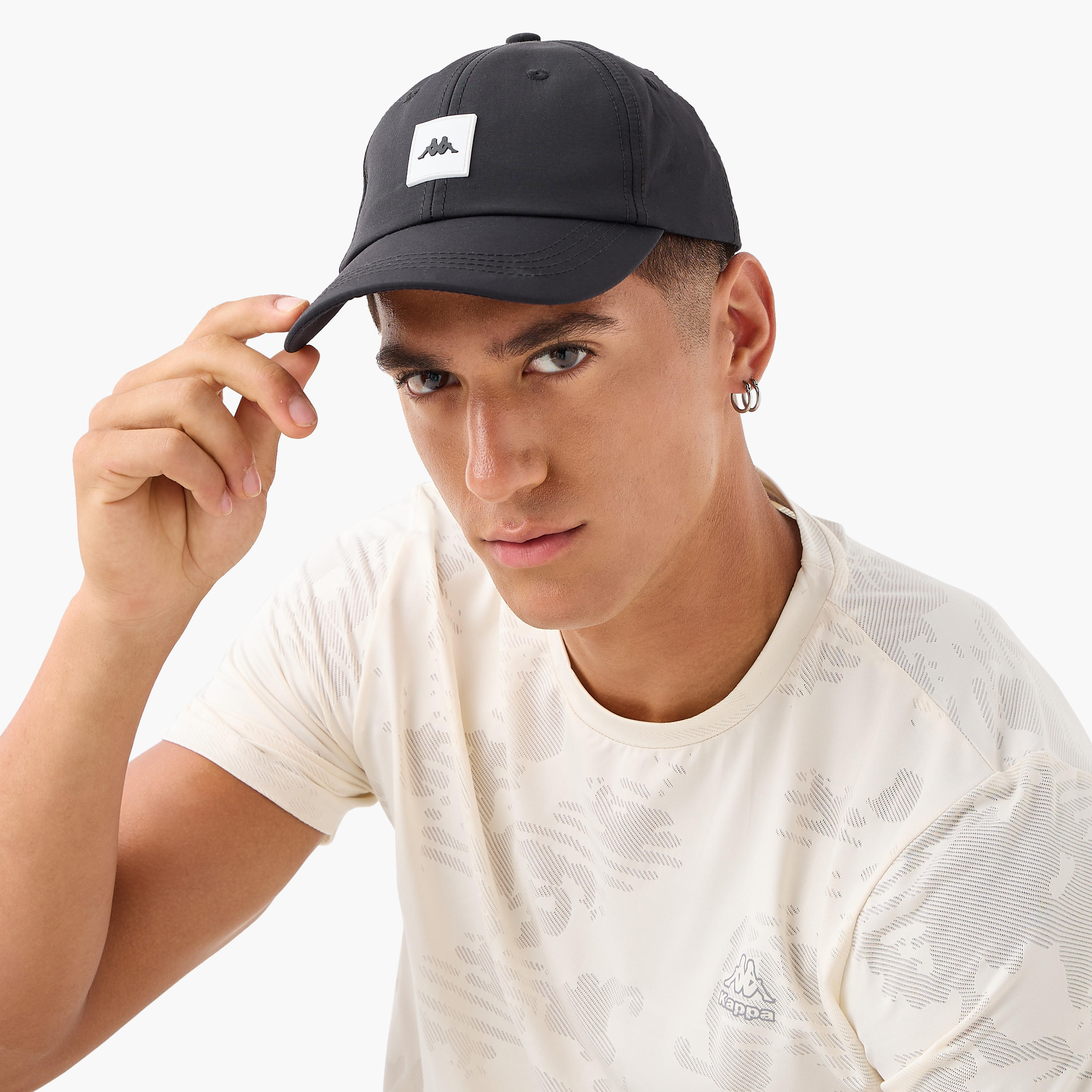 Kappa Men Baseball Cap with Buckled Strap Closure-men-caps-image-2