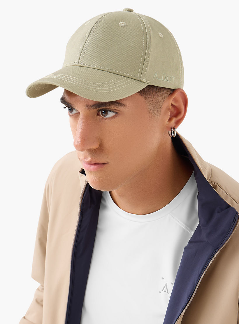 Men Baseball Cap with Buckled Strap Closure-men-caps-image-2