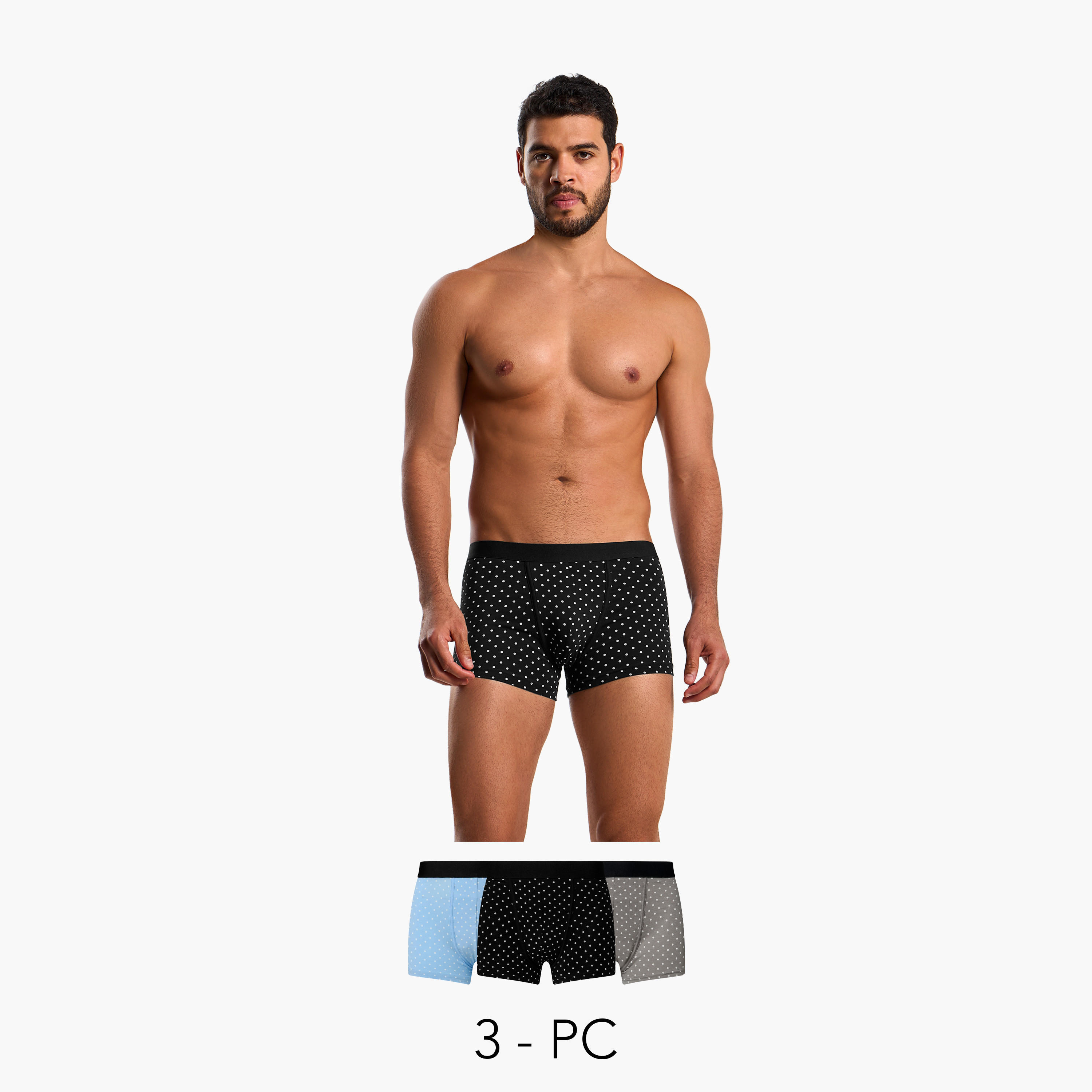 Men Polka Dot Print Hipster Briefs Pack of 3-men-clothing-innerwear-underwear-image-1