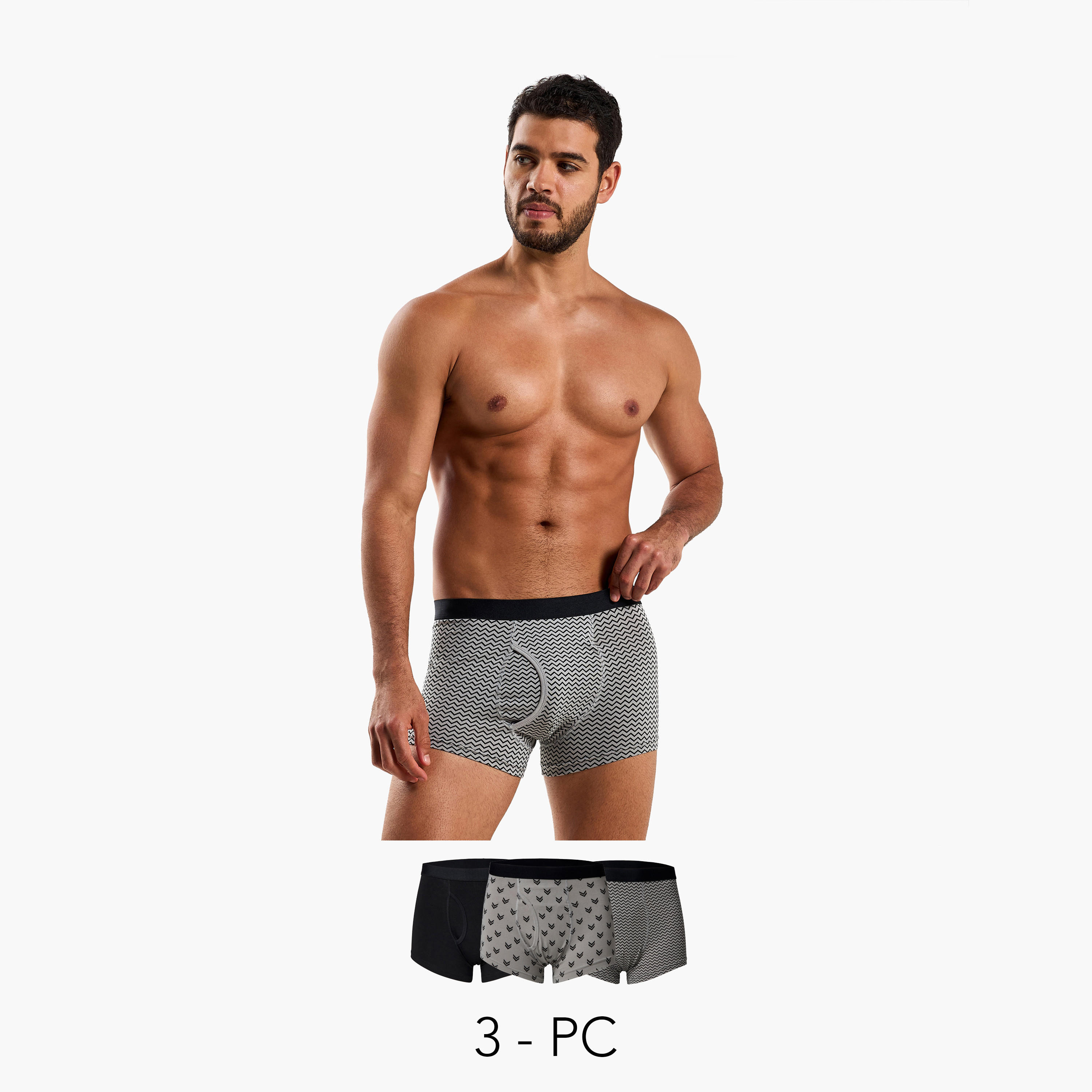 سراويل داخلية هيبستر بطبعات للرجال - عبوة 3 قطع-men-clothing-innerwear-underwear-image-9