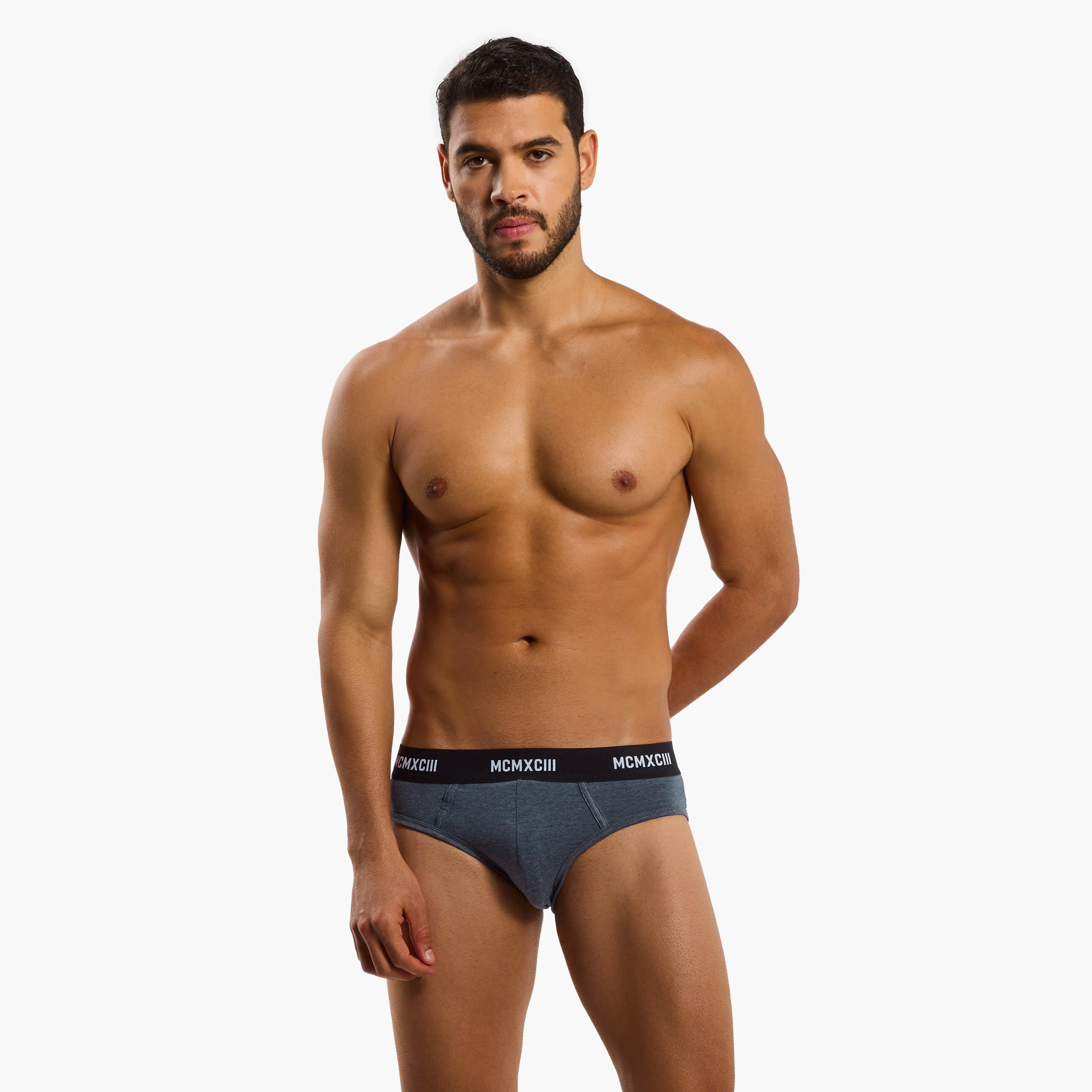 Men Solid Cotton Briefs - Pack of 3-men-clothing-innerwear-underwear-image-3