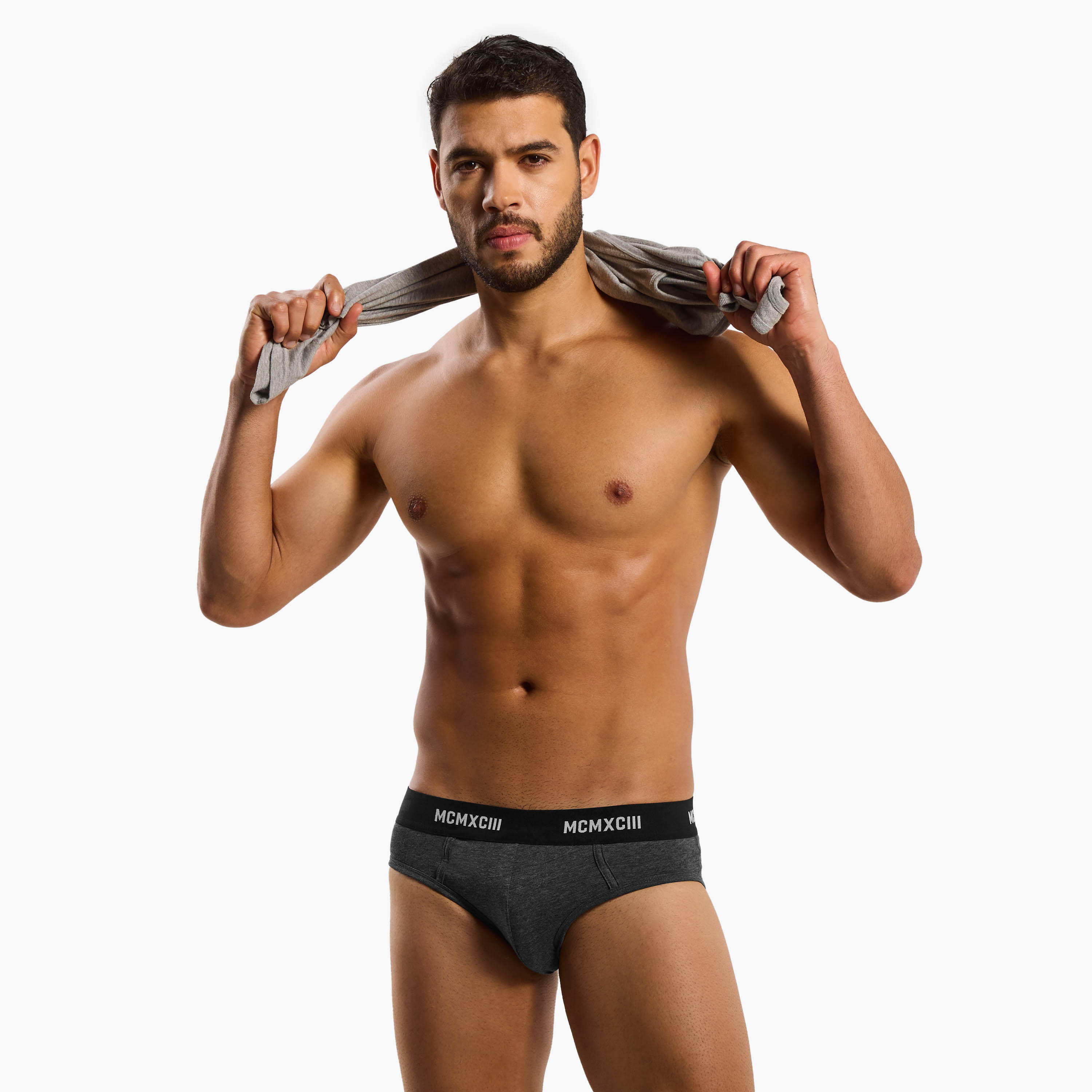 سراويل داخلية قطن سادة للرجال - 3 قطع-men-clothing-innerwear-underwear-image-5