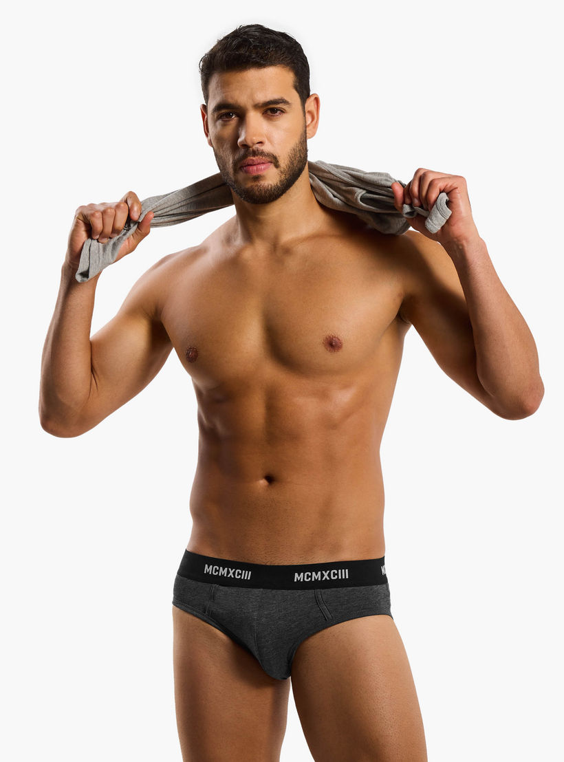 سراويل داخلية قطن سادة للرجال - 3 قطع-men-clothing-innerwear-underwear-image-5