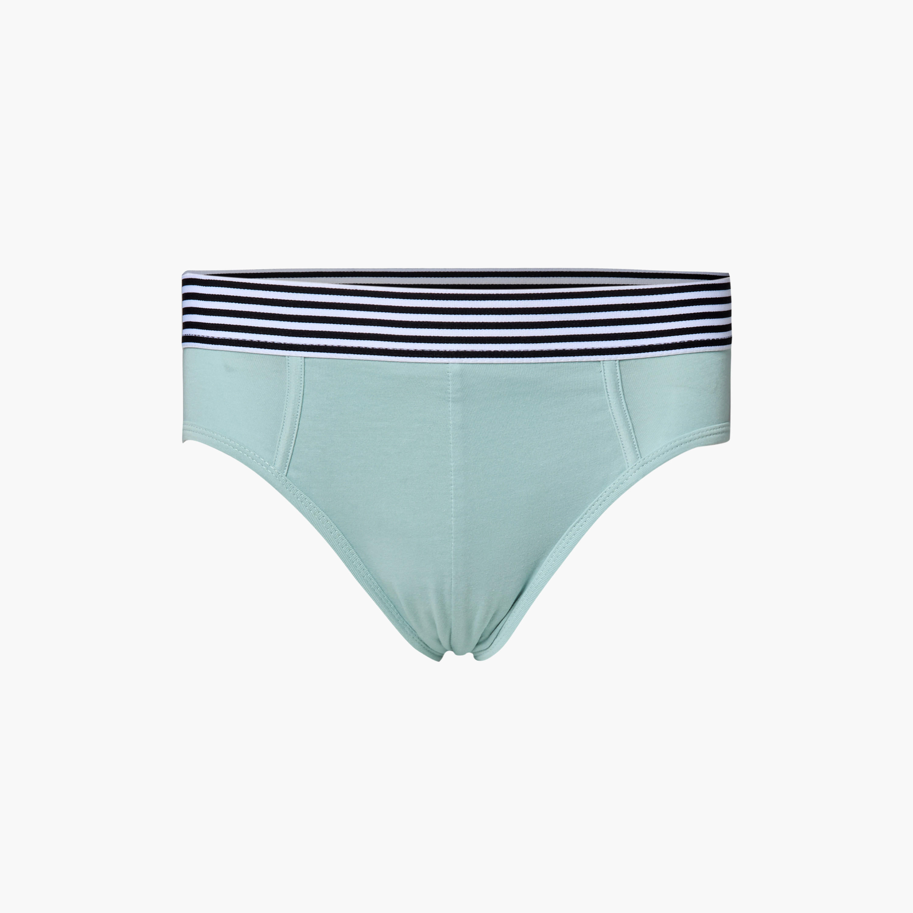 سراويل قطن داخلية مقلمة بخصر مطاطي للرجال - طقم من 3-men-clothing-innerwear-underwear-image-8