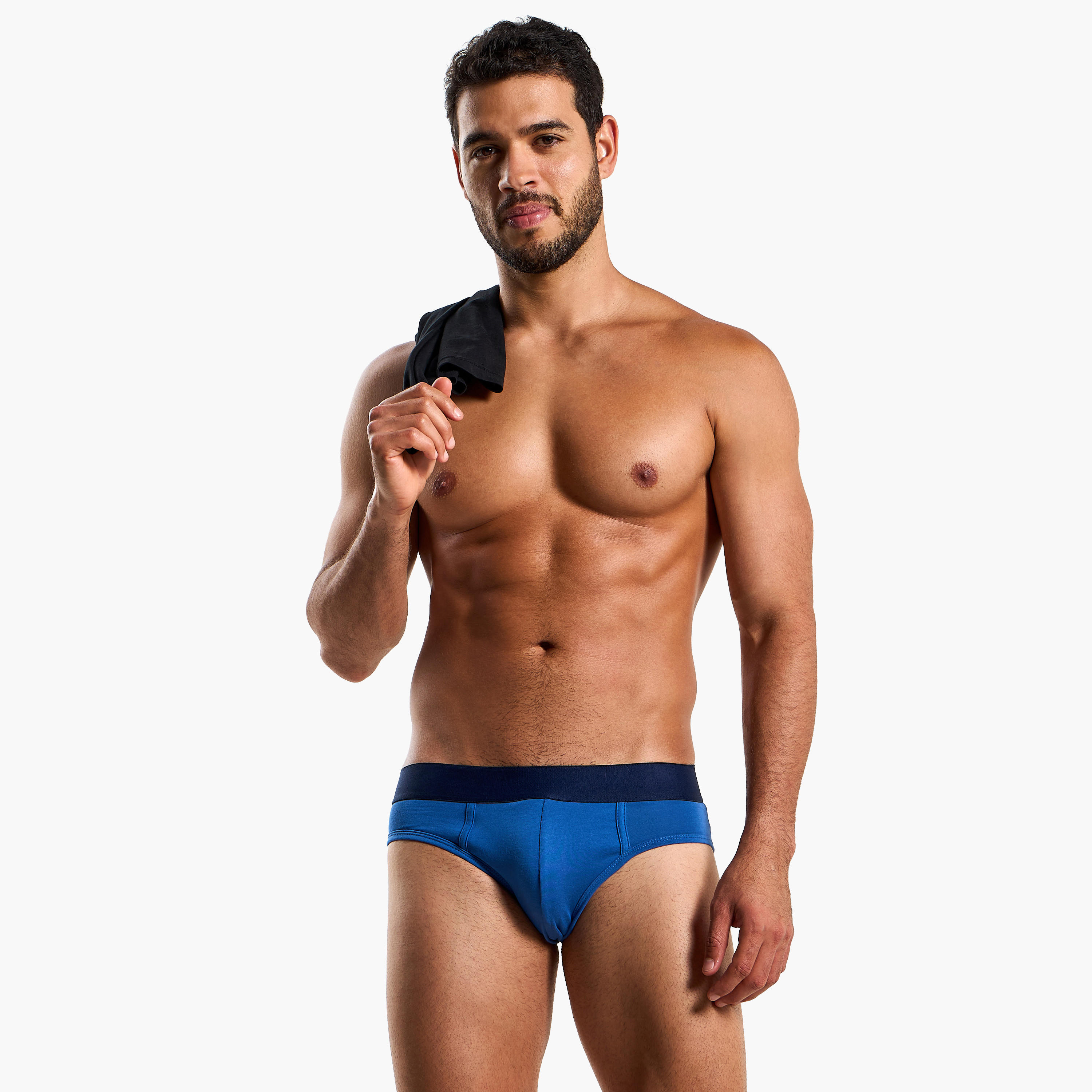 سراويل قطن رجالية - طقم من 3-men-clothing-innerwear-underwear-image-4