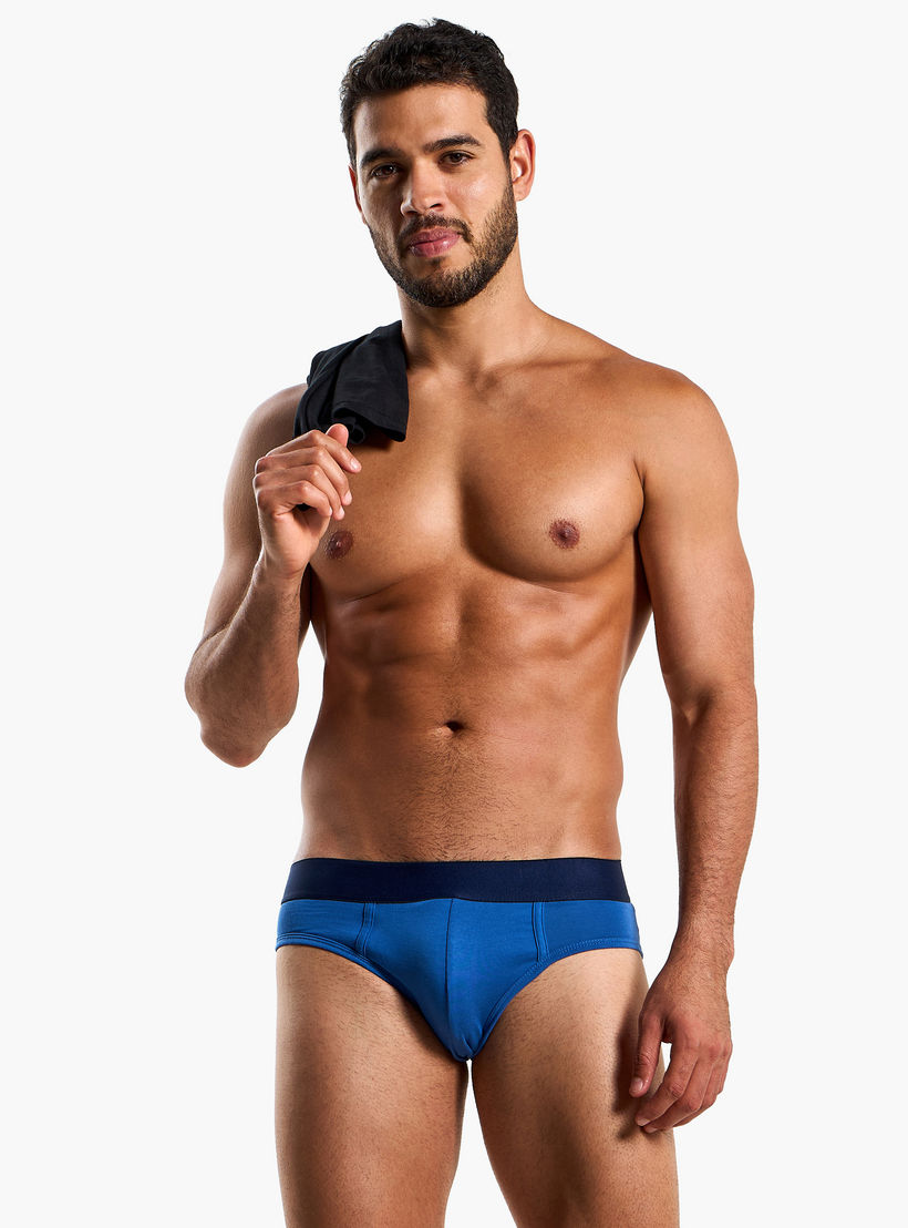 سراويل قطن رجالية - طقم من 3-men-clothing-innerwear-underwear-image-4