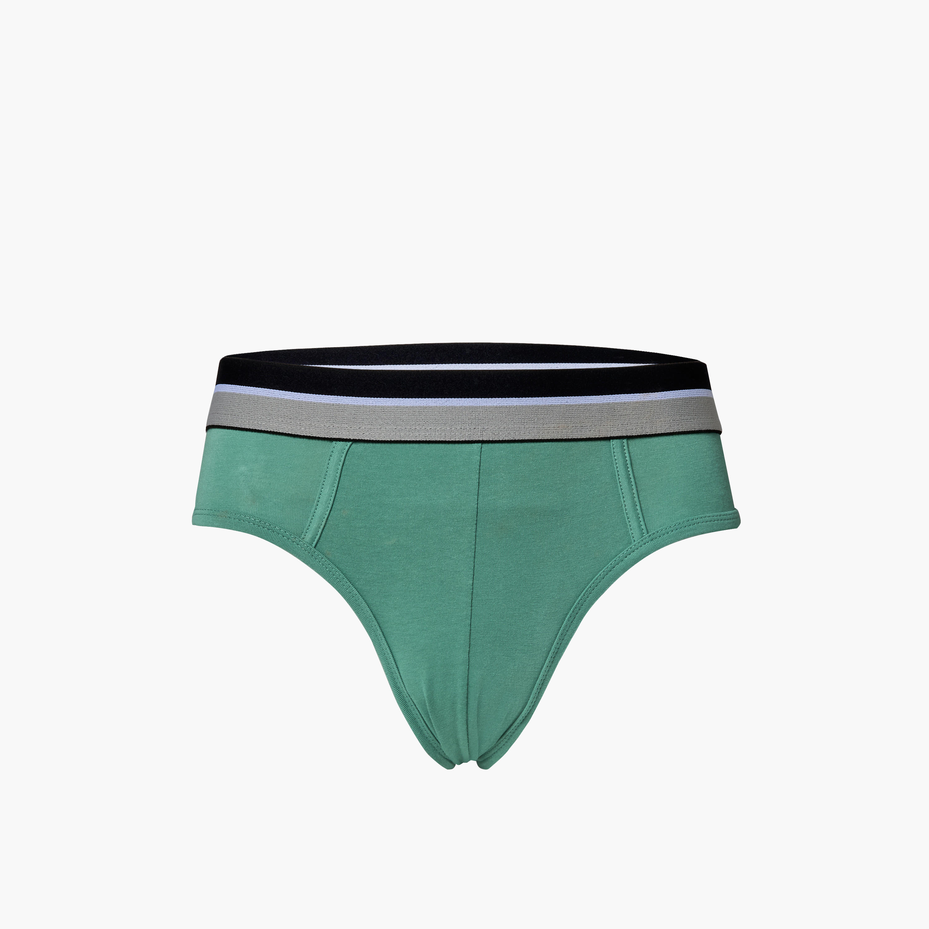 سراويل داخلية قطنية بخصر مطاطي بلون مغاير للرجال - طقم من 3-men-clothing-innerwear-underwear-image-7