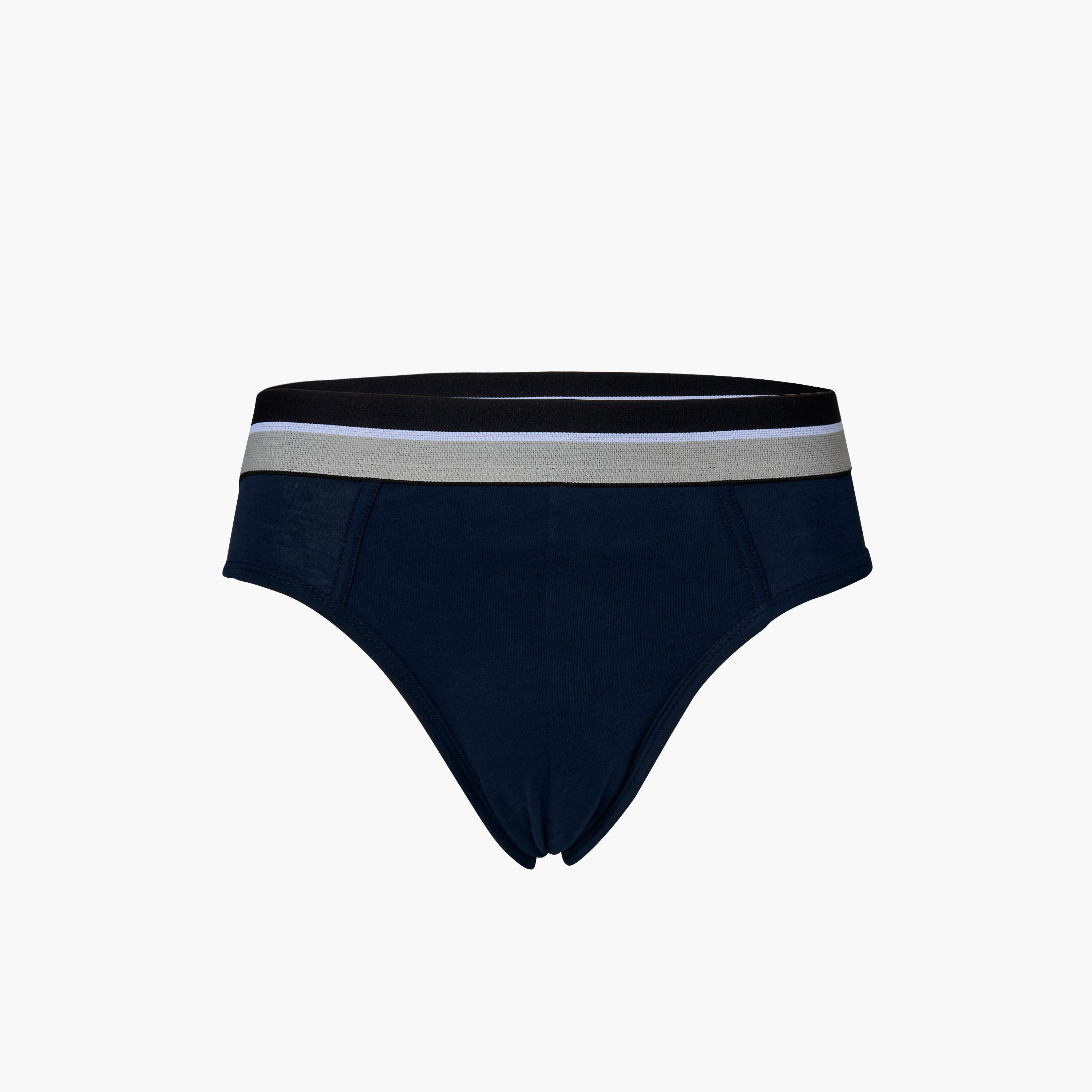 سراويل داخلية قطنية بخصر مطاطي بلون مغاير للرجال - طقم من 3-men-clothing-innerwear-underwear-image-9