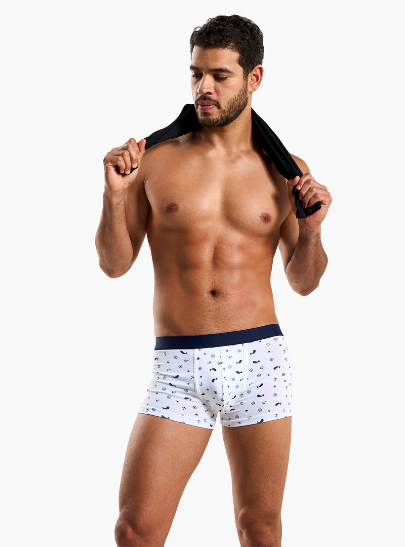 سراويل ترانك قطن هيبستر داخلية للرجال - طقم من 3-men-clothing-innerwear-underwear-image-4